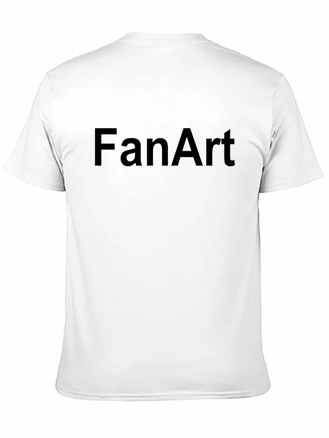 FanArt Black T-Shirt Stylish & Comfortable