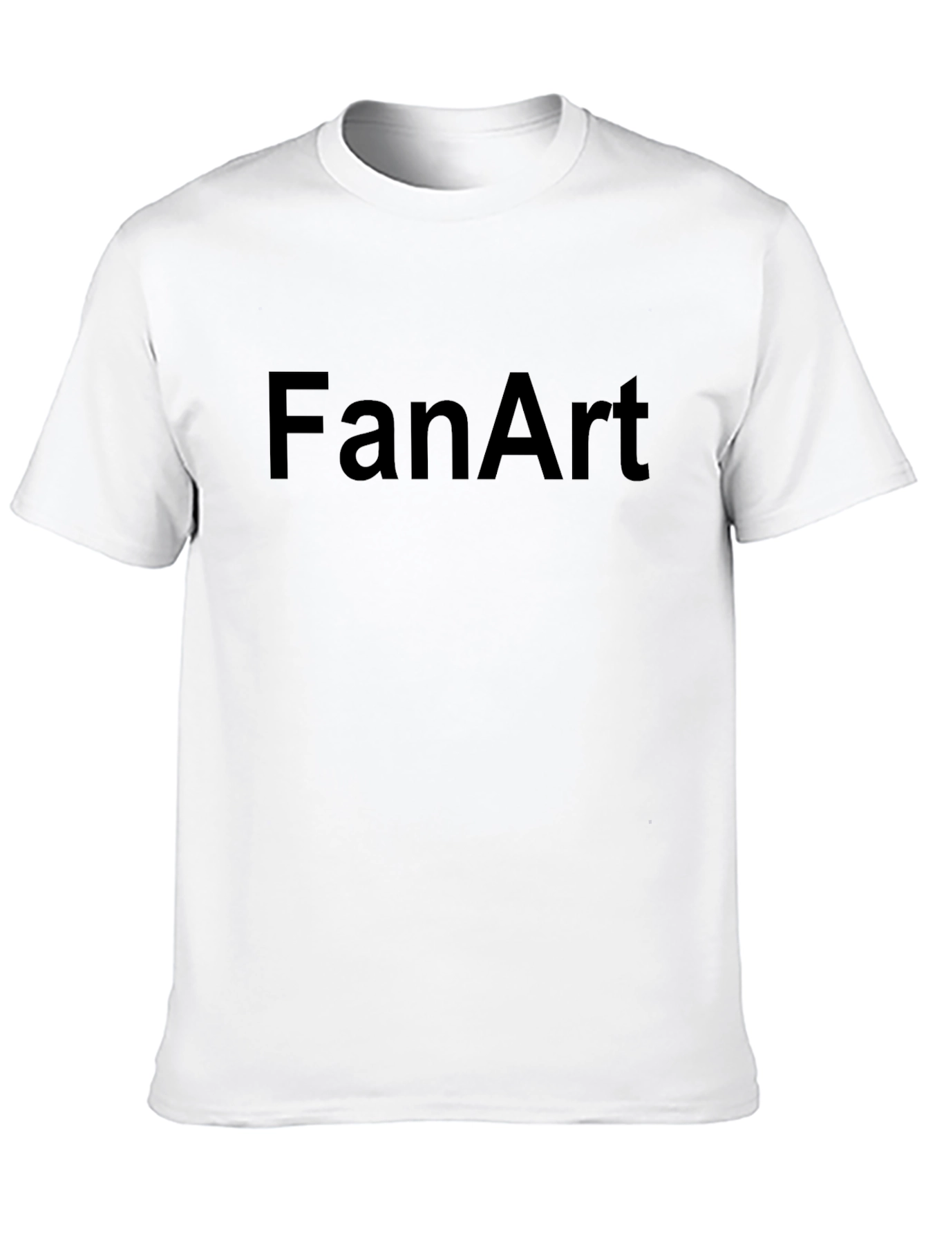 FanArt Black T-Shirt Stylish & Comfortable