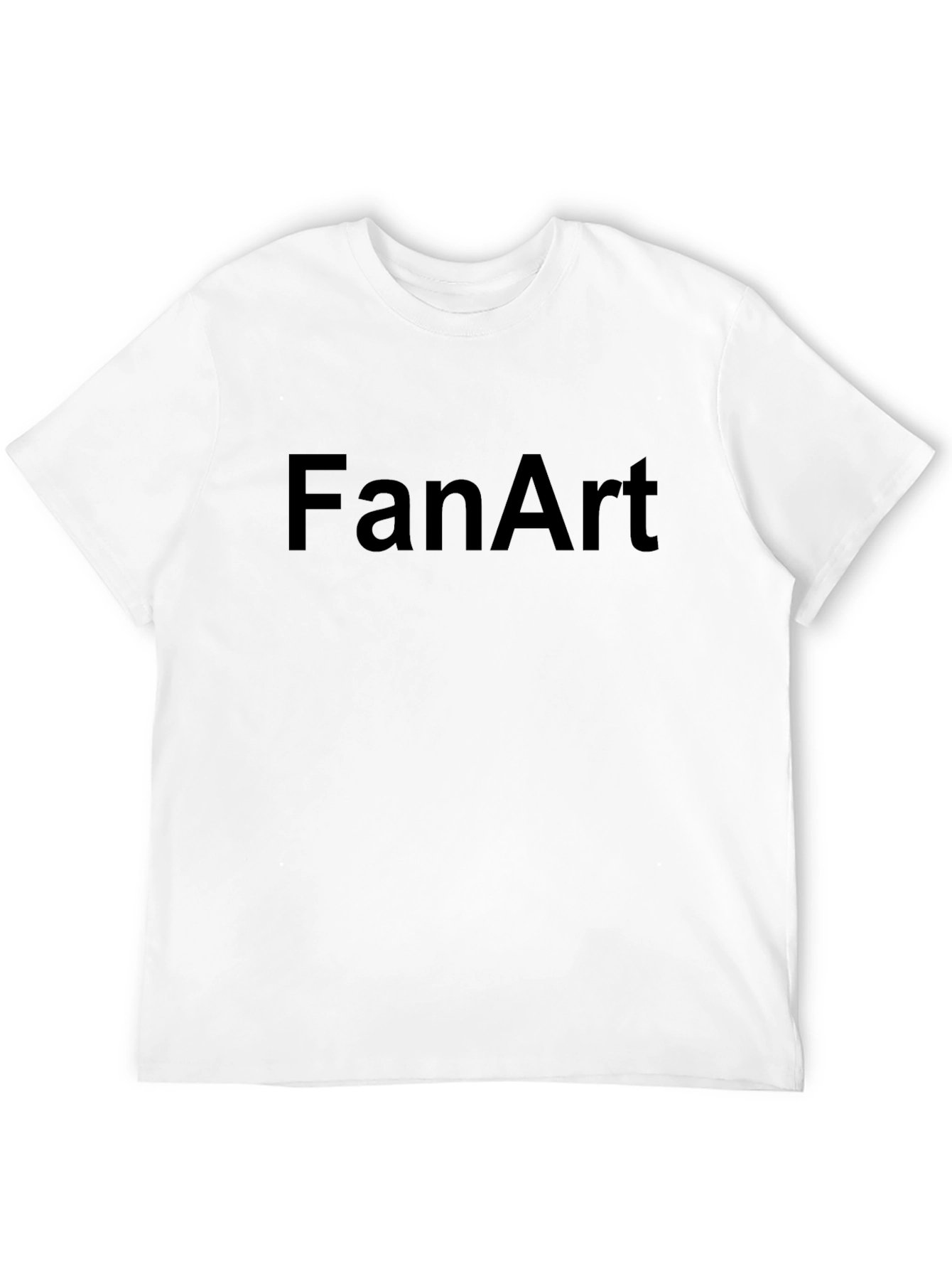 FanArt Black T-Shirt Stylish & Comfortable