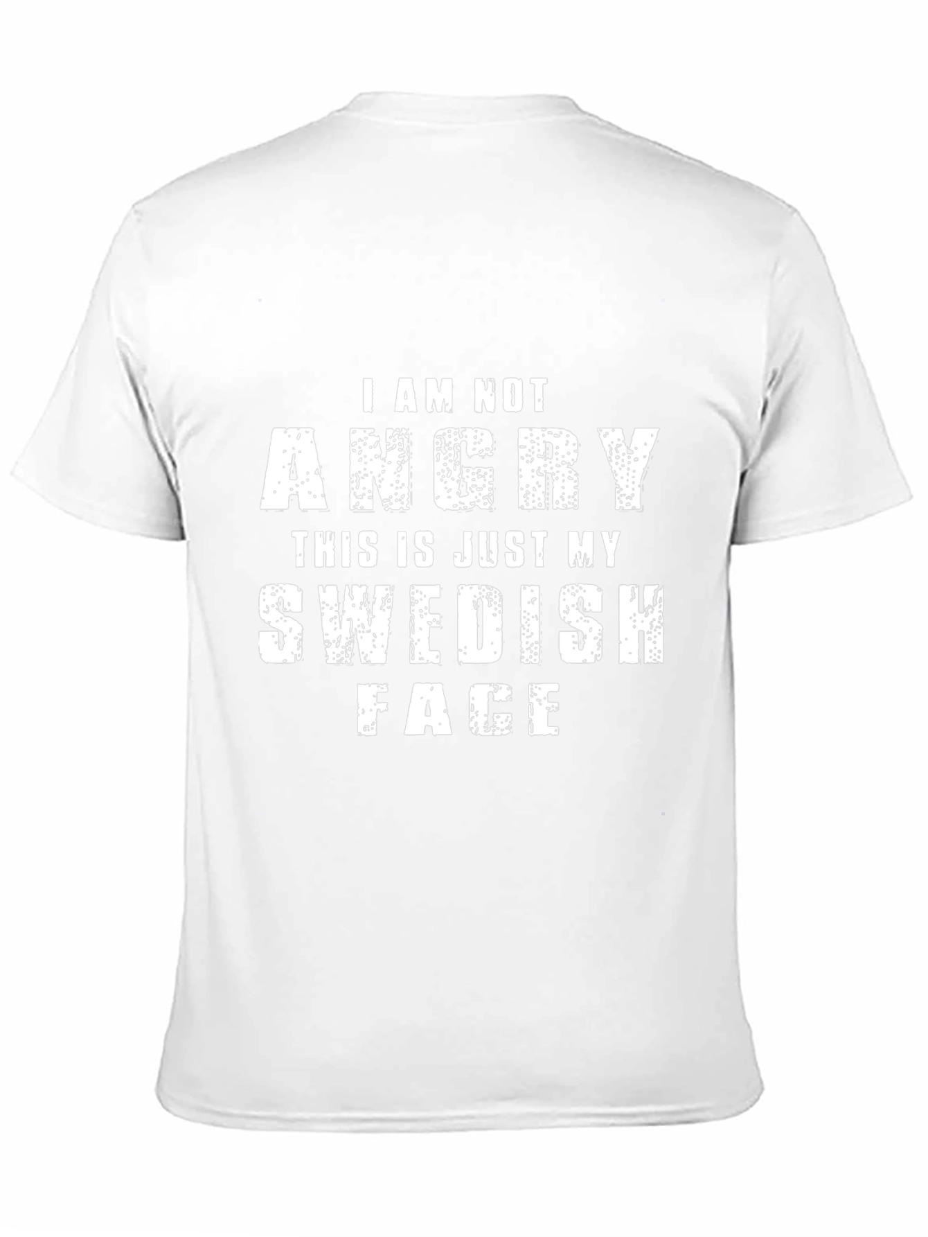 Funny Swedish Face Graphic T-Shirt