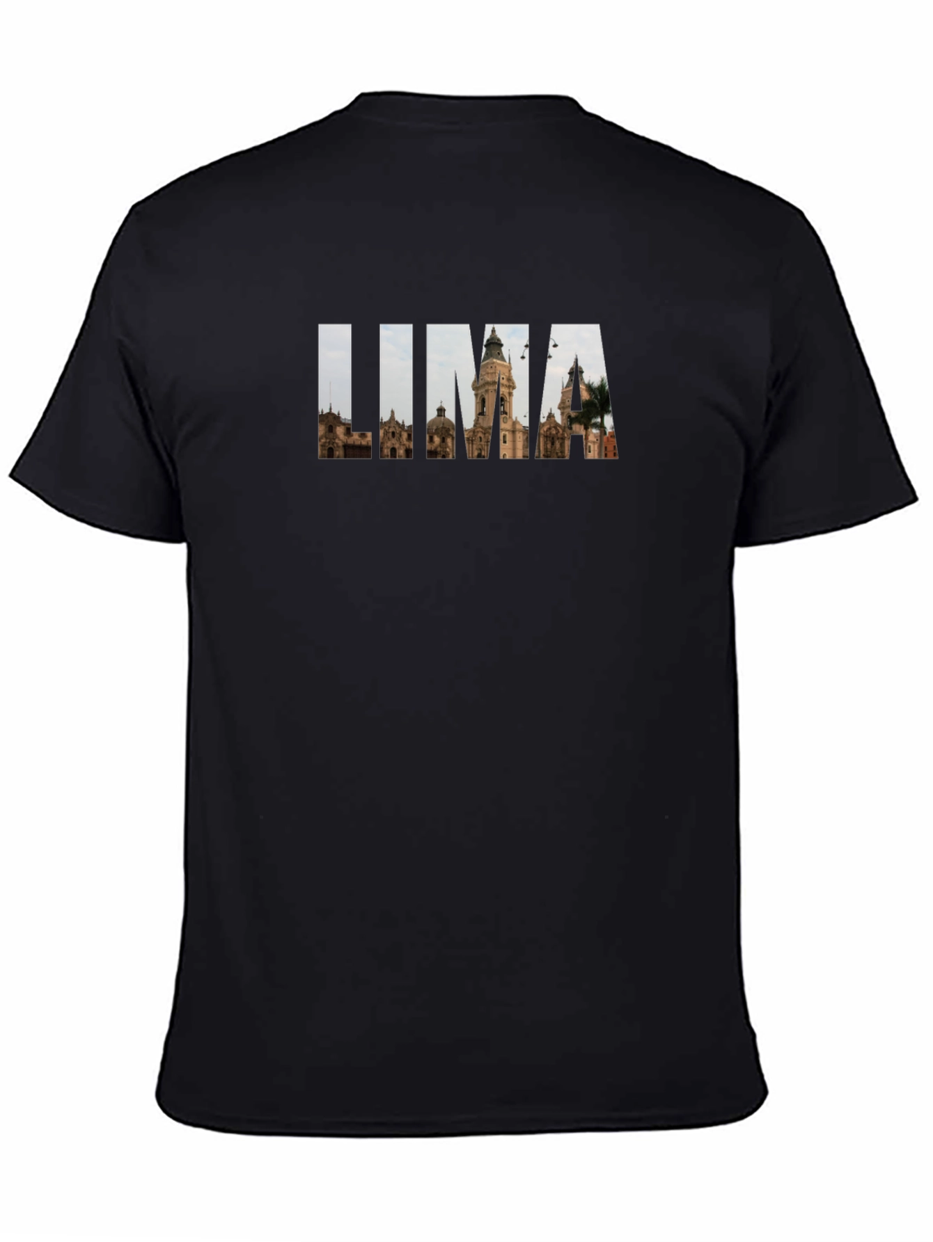 Lima Peru Souvenir T-Shirt - Black