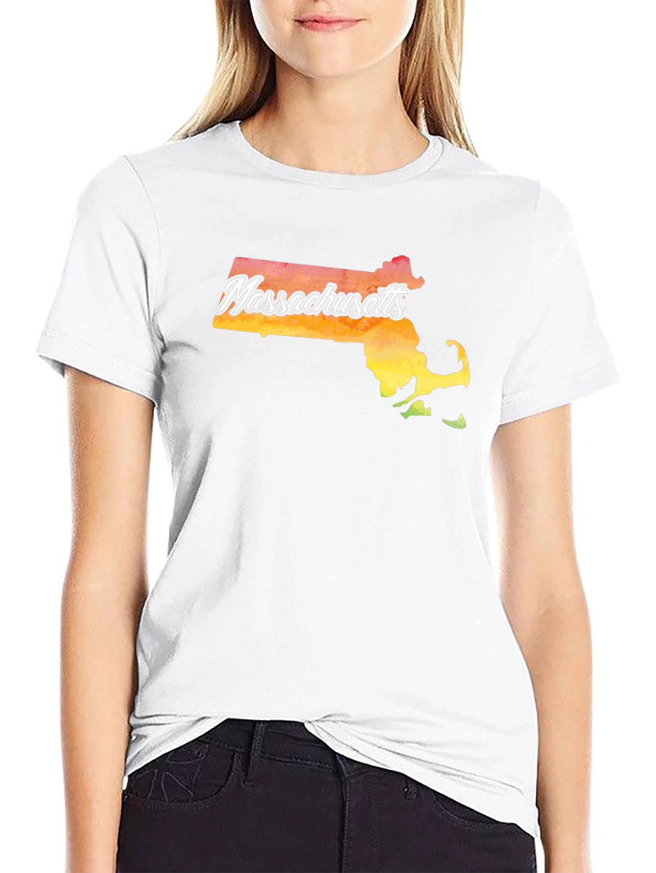Massachusetts State Graphic T-Shirt