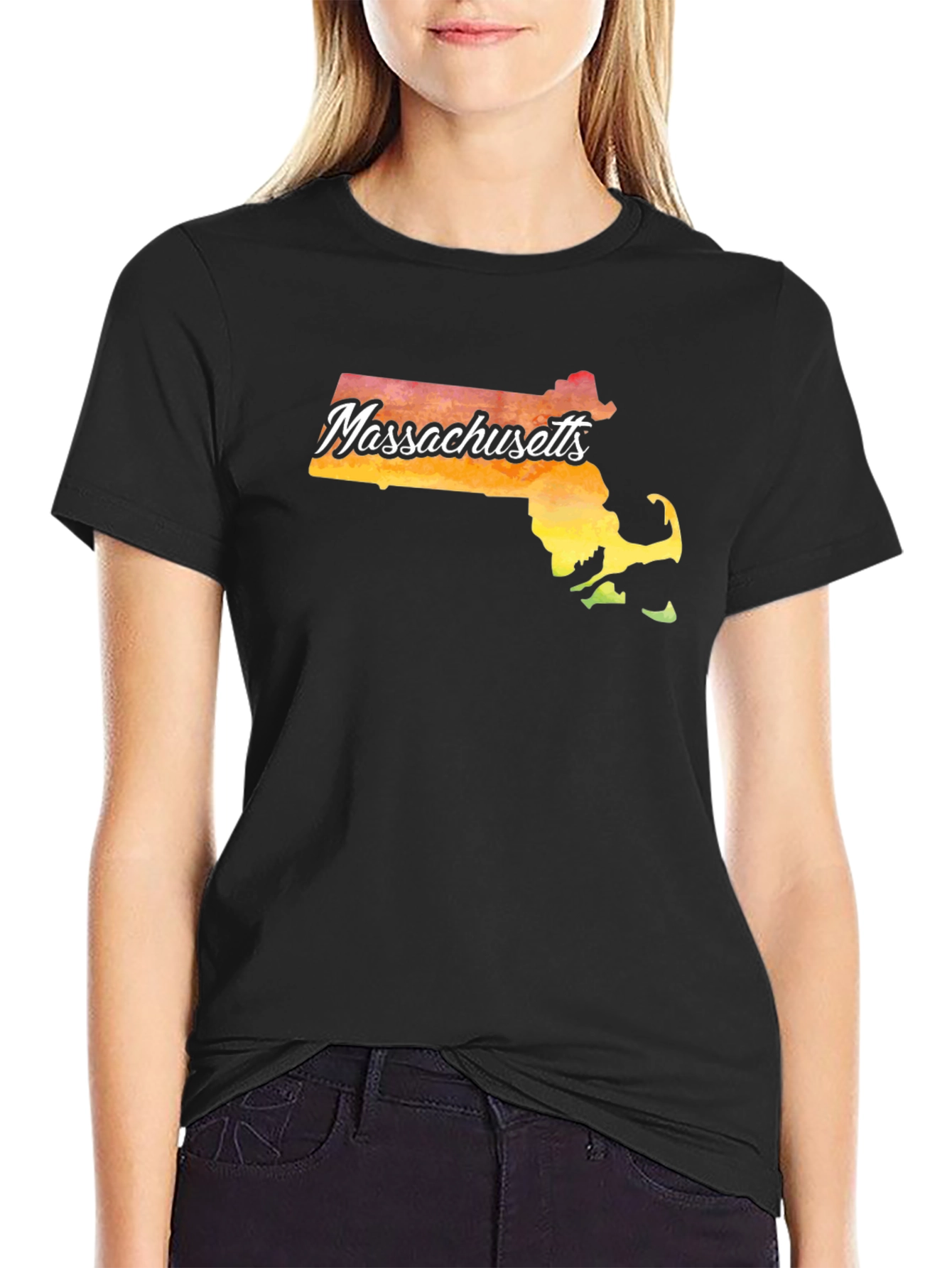 Massachusetts State Graphic T-Shirt