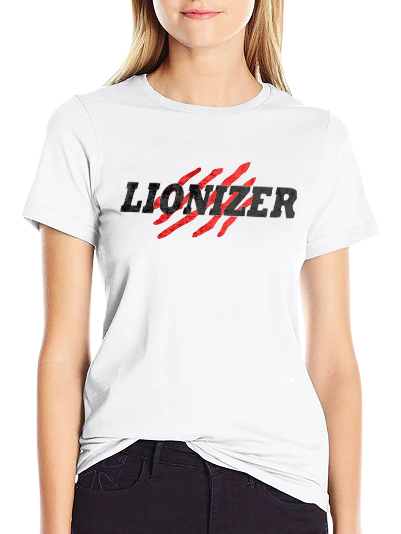 Lionizer Graphic Tee - Bold Stylish Black T-Shirt
