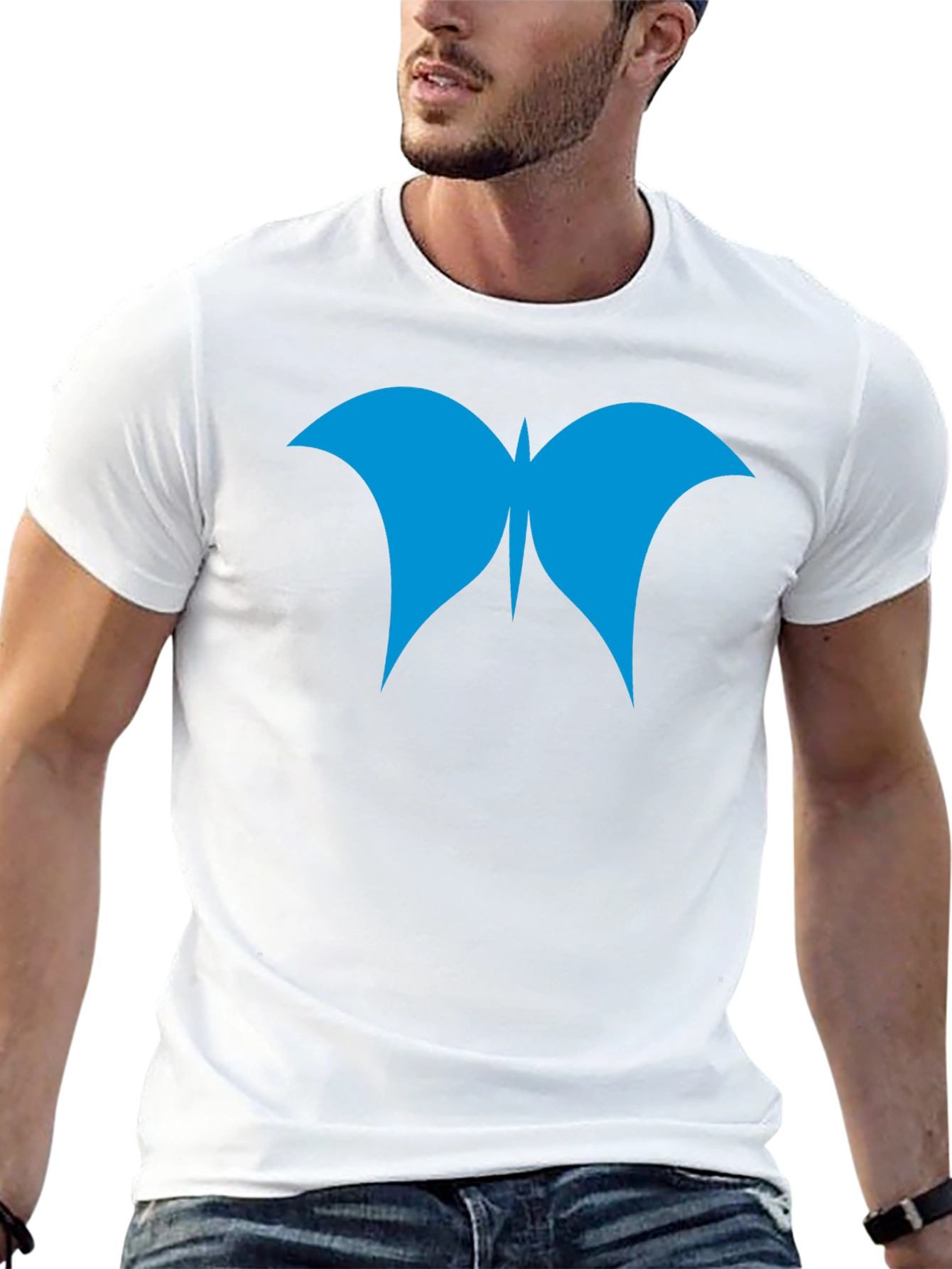 Butterfly Graphic Black T-Shirt