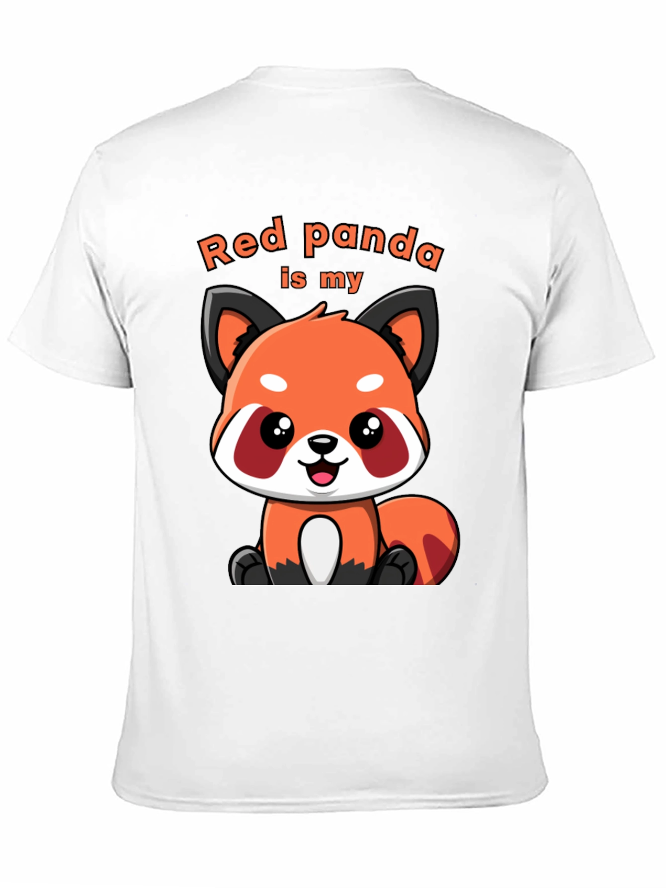 Red Panda T-Shirt Cute Cartoon Animal Tee