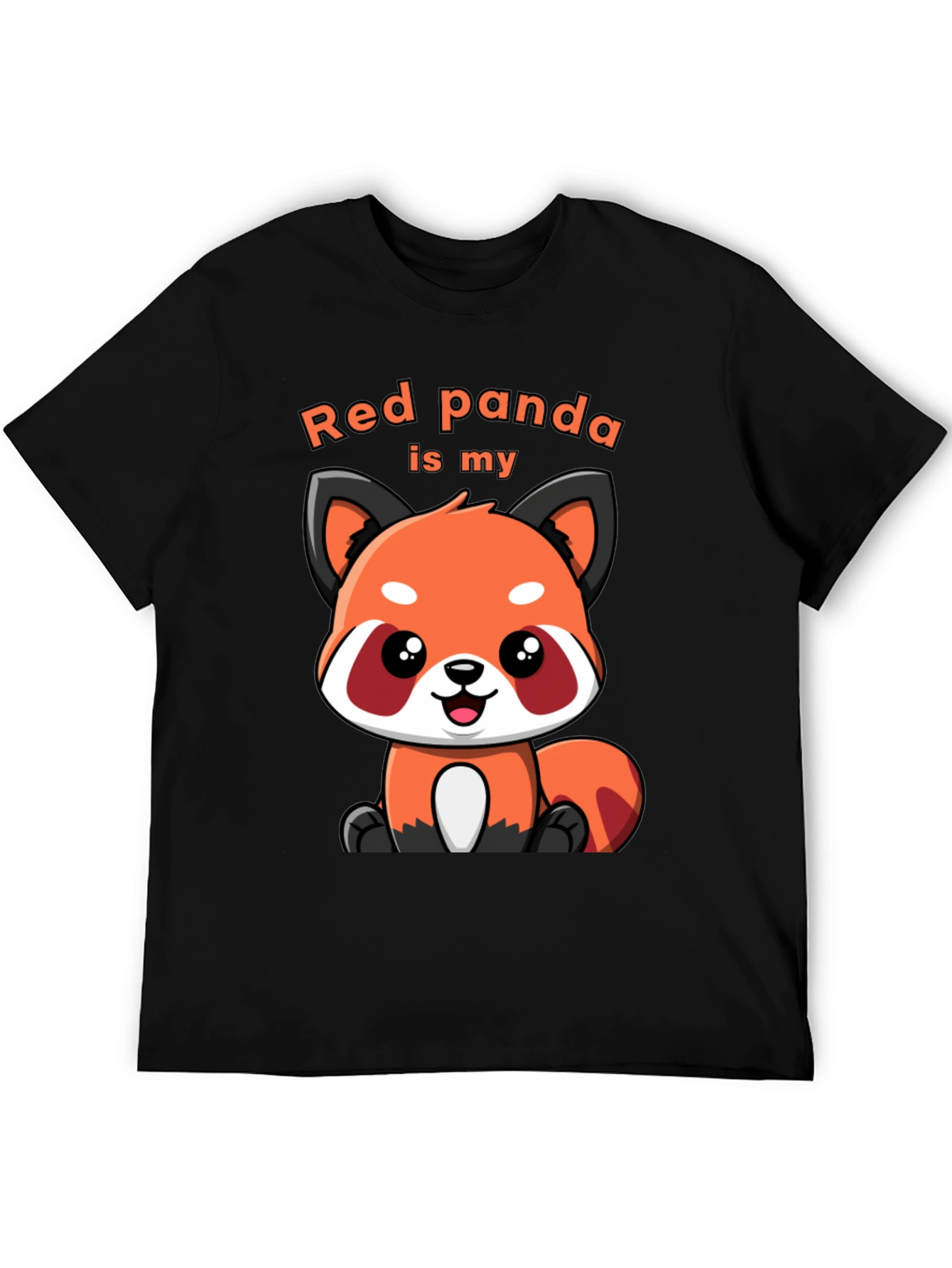Red Panda T-Shirt Cute Cartoon Animal Tee
