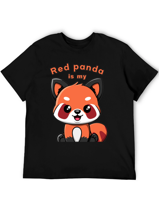 Red Panda T-Shirt Cute Cartoon Animal Tee