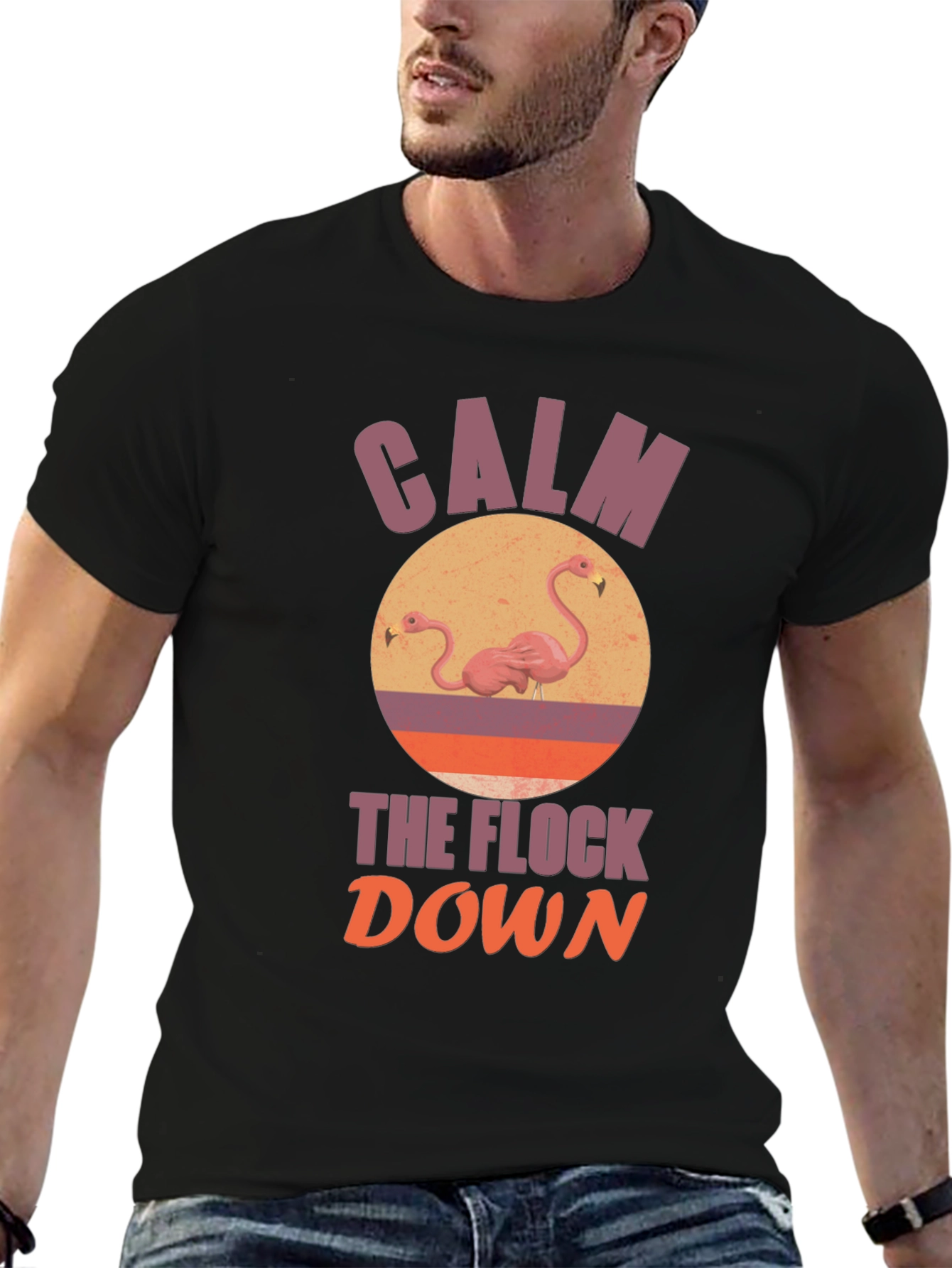 Calm the Flock Down Graphic T-Shirt