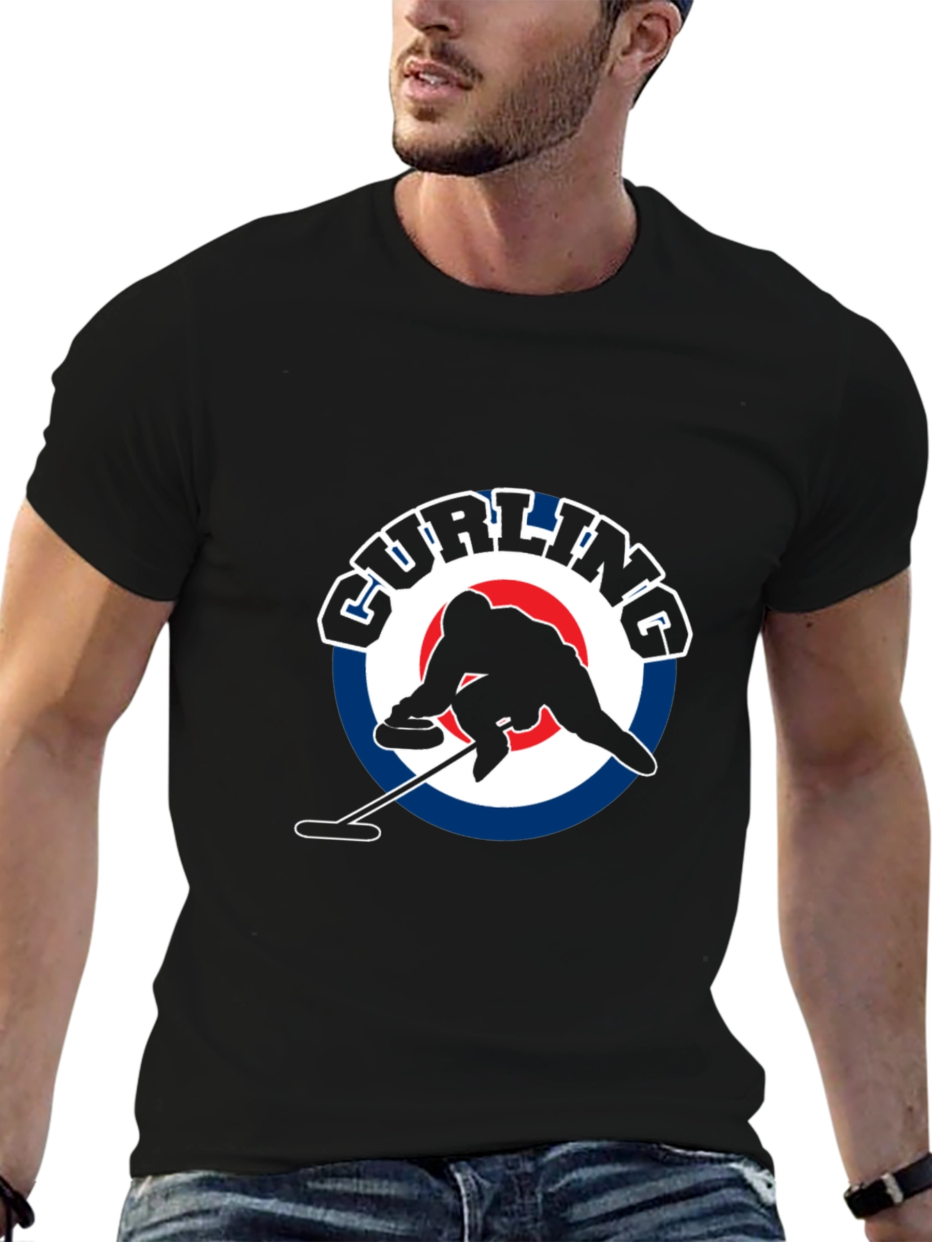 Curling T-Shirt: Stylish Sportswear Tee