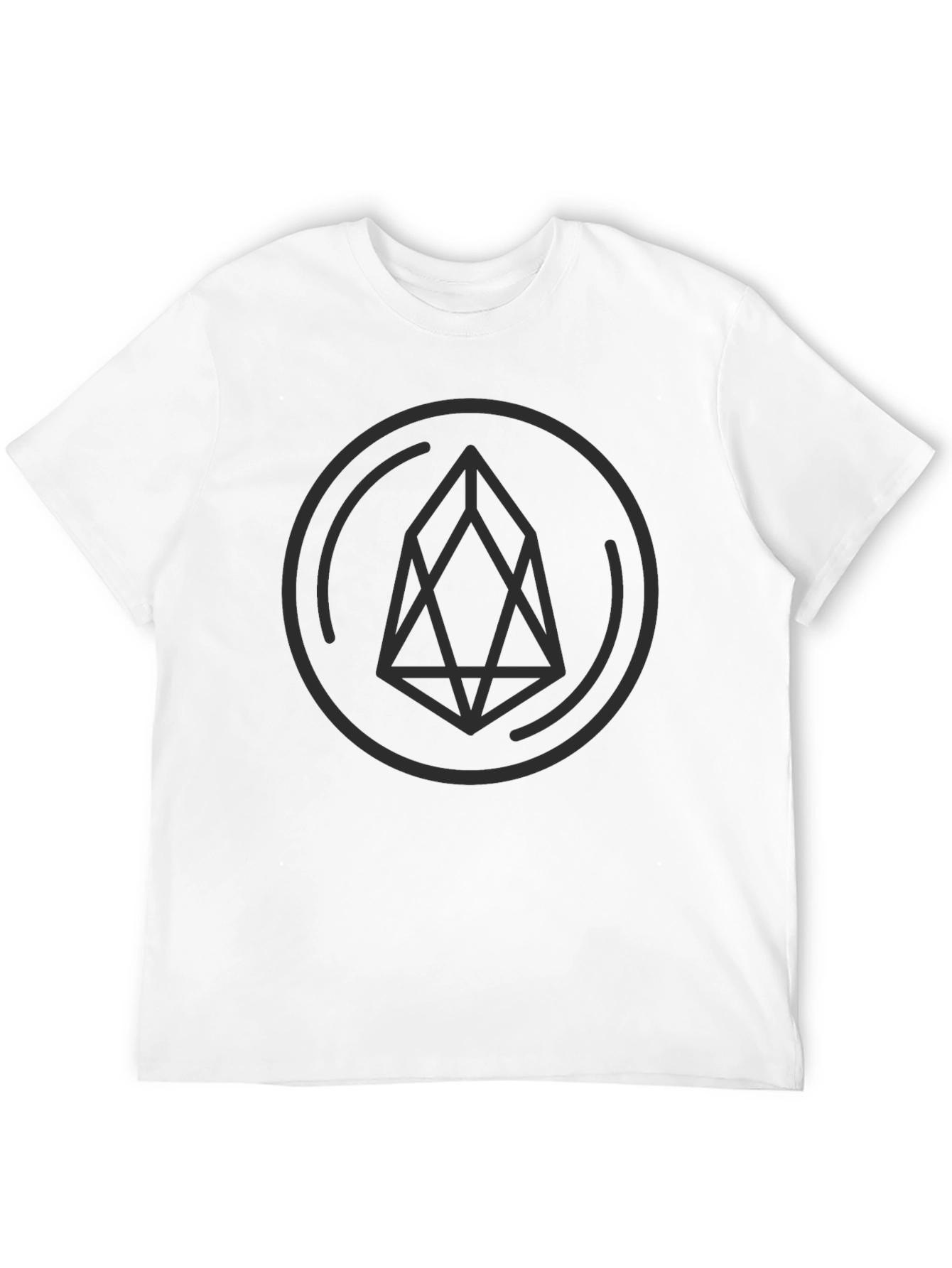 EOS Crypto Logo T-Shirt - Black