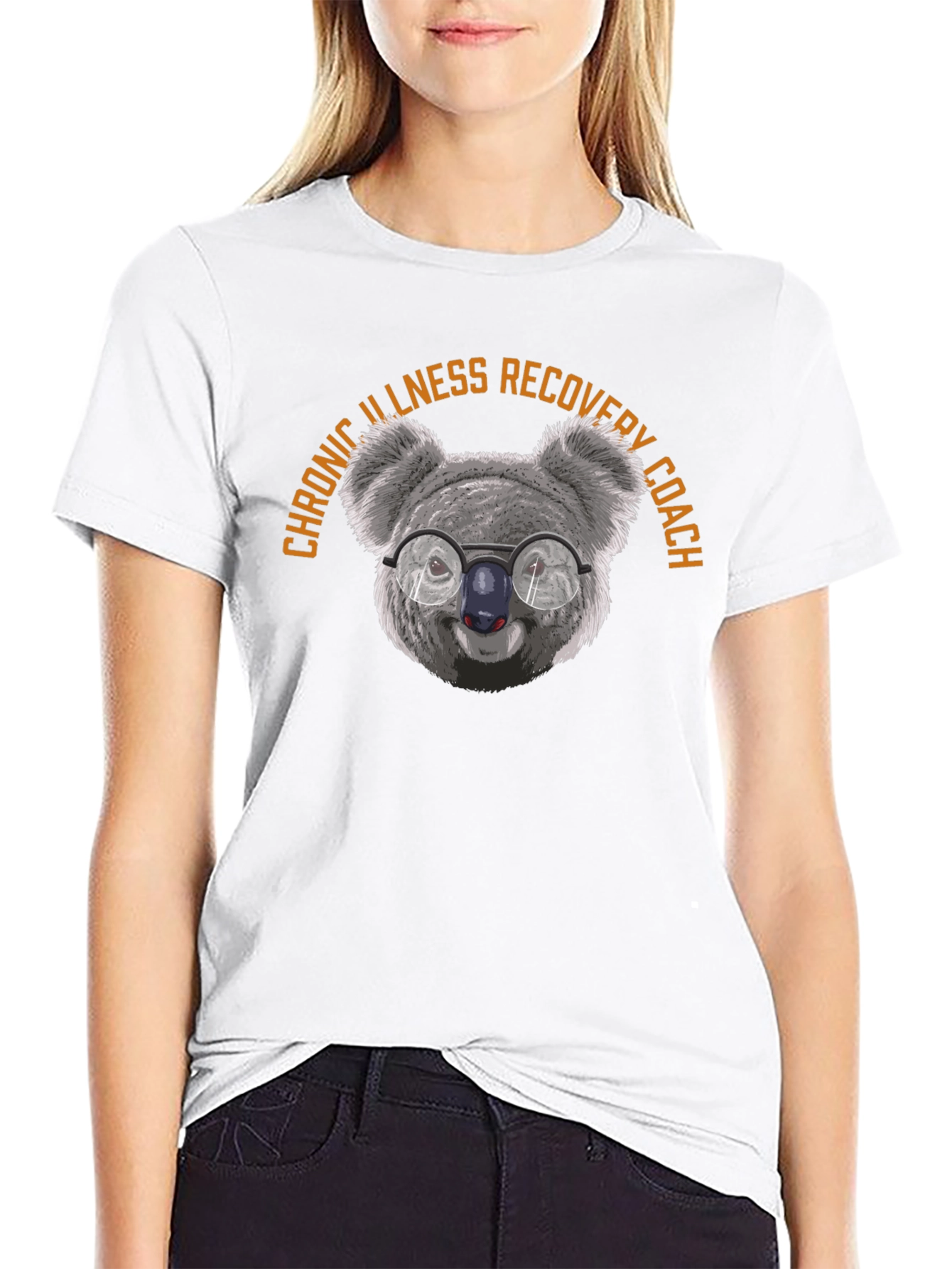 Chronic Illness Recovery Coach Koala T-Shirt