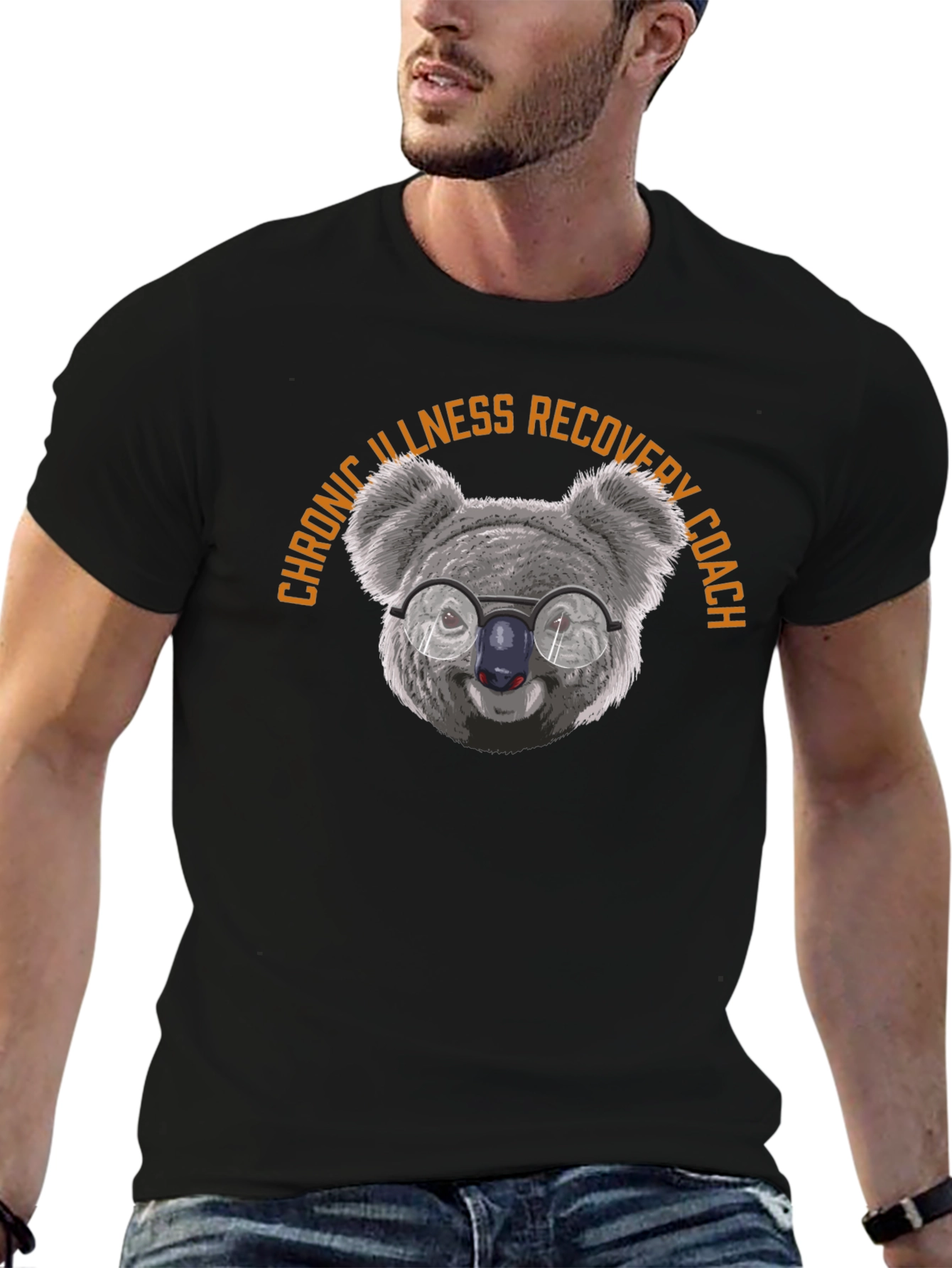 Chronic Illness Recovery Coach Koala T-Shirt