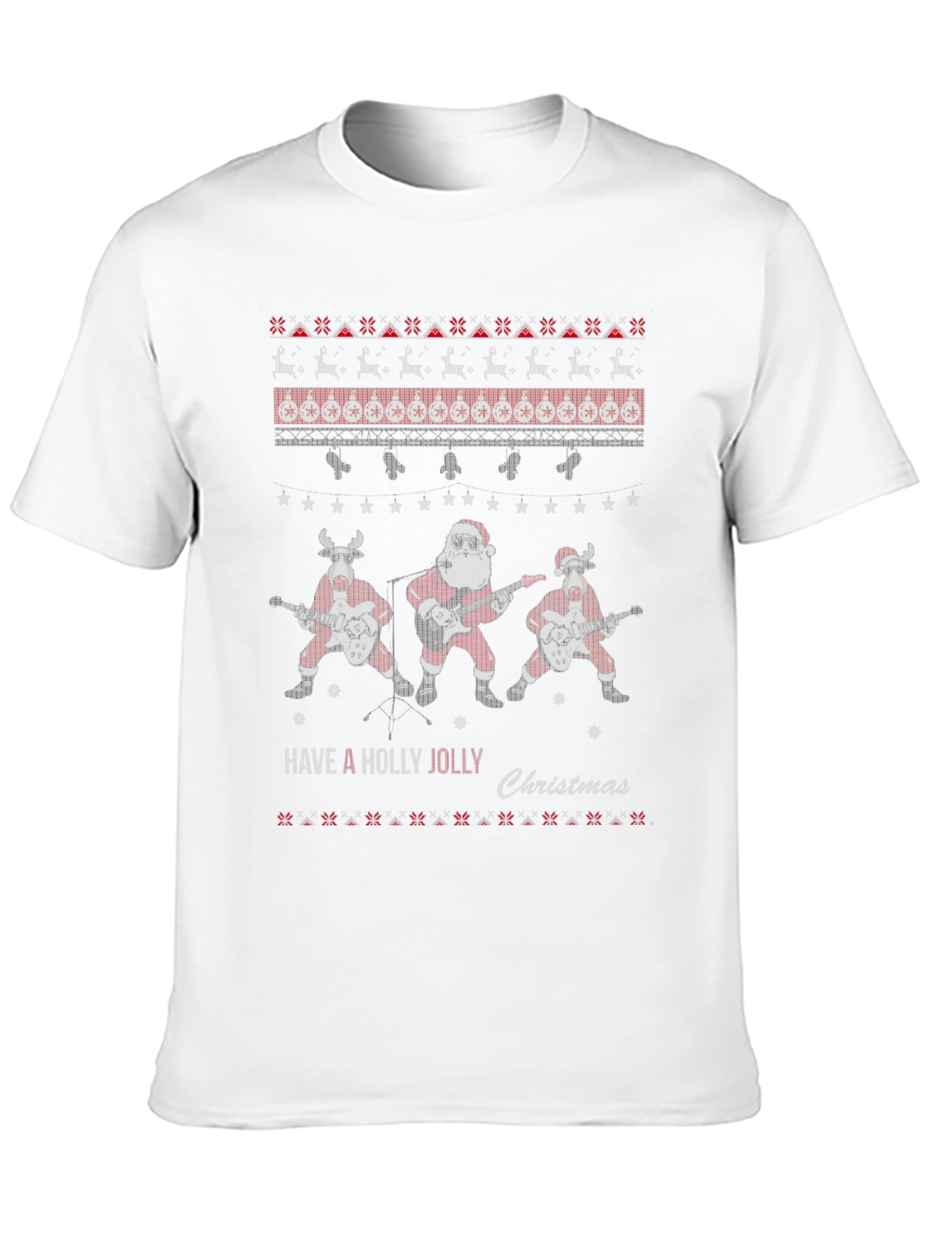 Holly Jolly Christmas Rocker T-Shirt