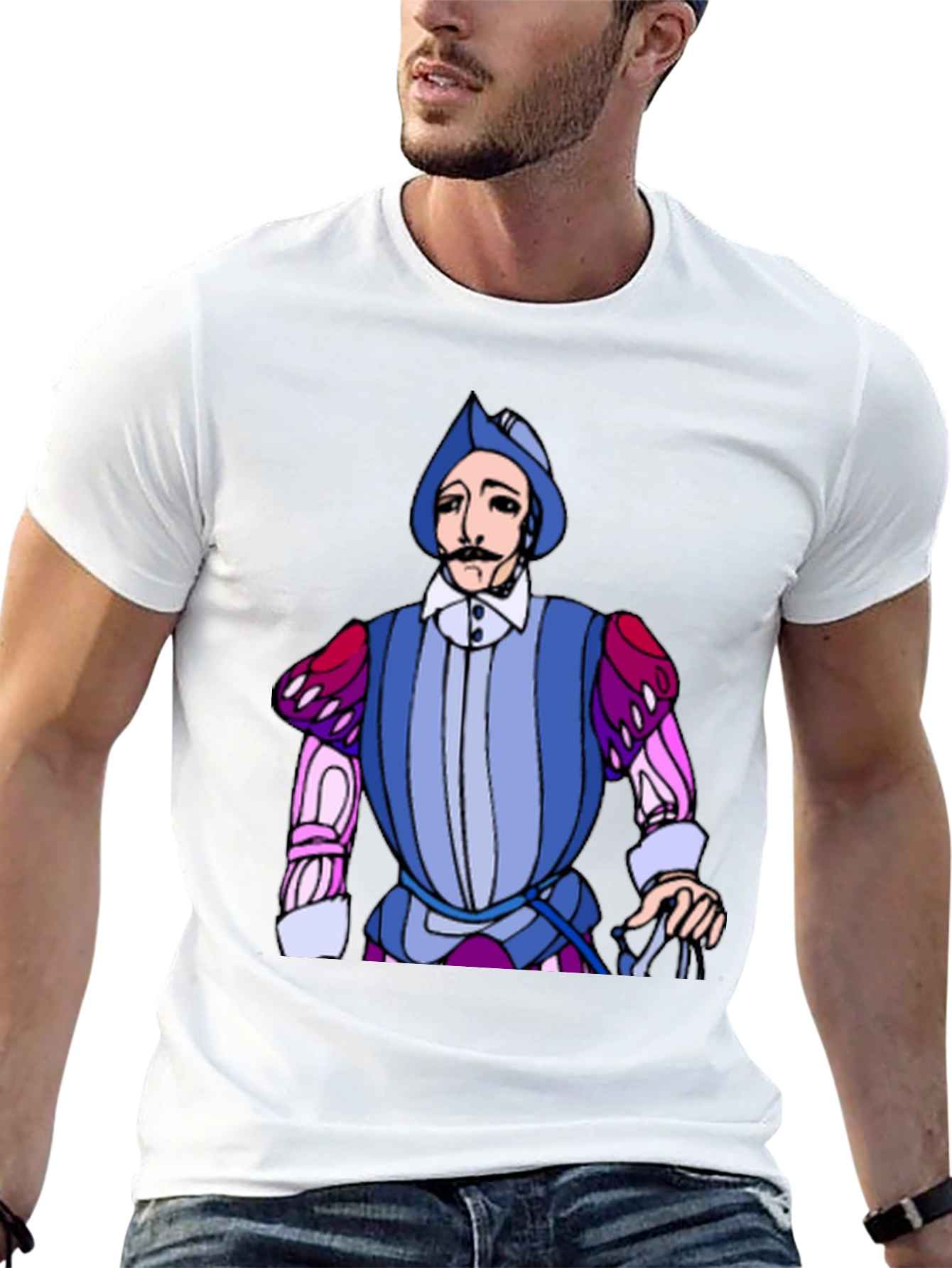 Renaissance Man Graphic Tee - Unique Design