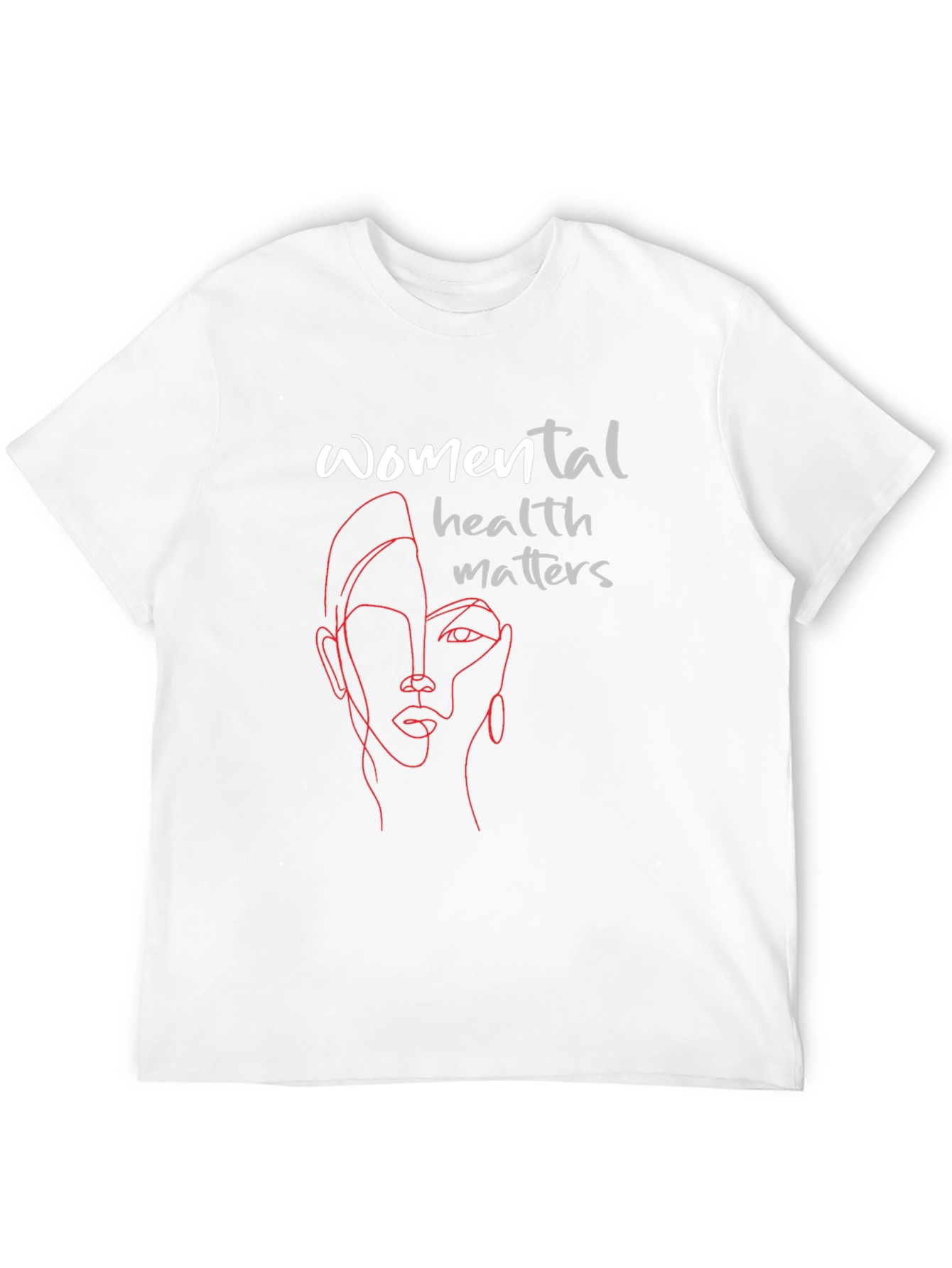 Womens Mental Health T-Shirt - Stylish Graphic Tee