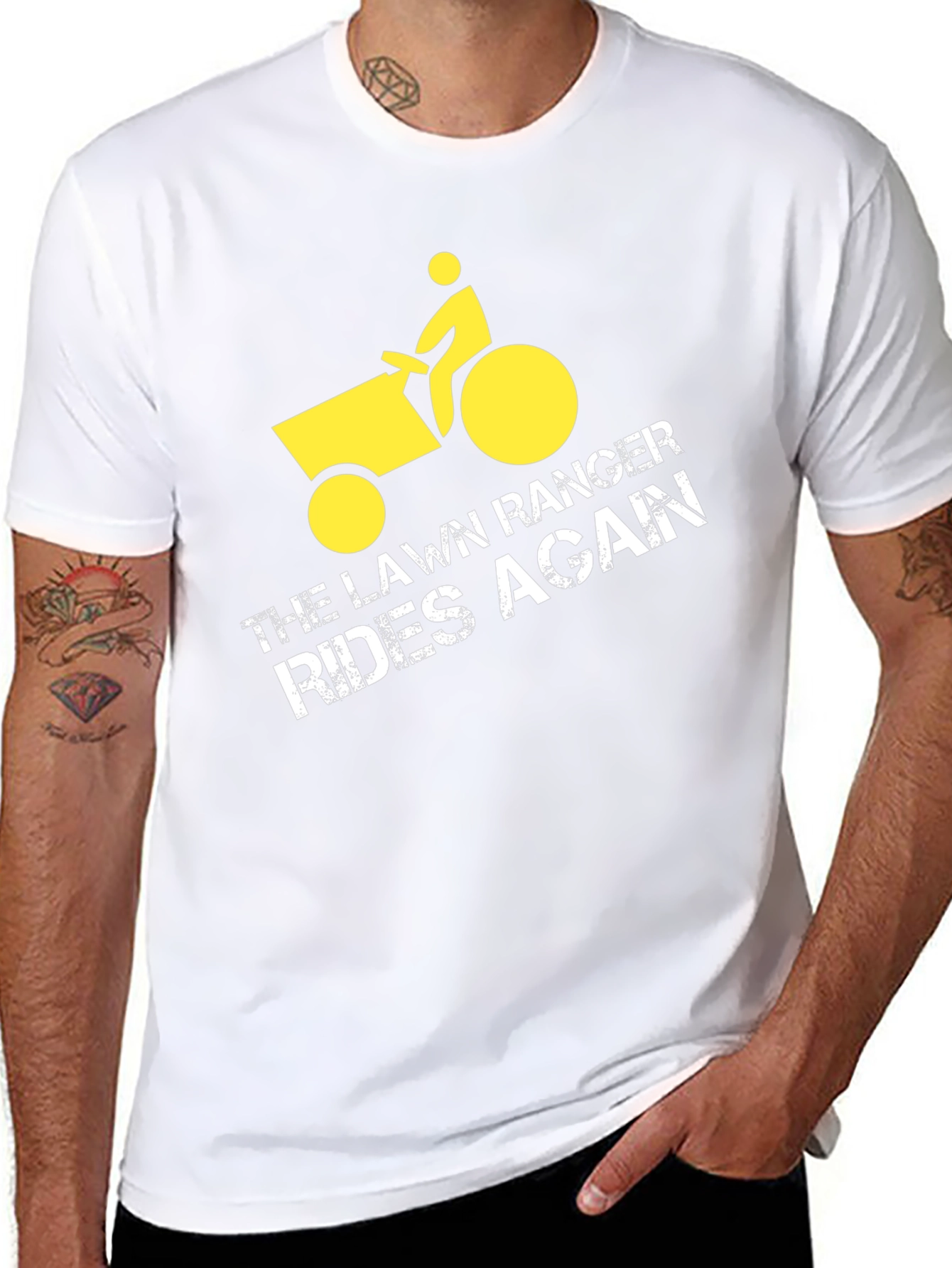 Lawn Ranger Rides Again Graphic Tee