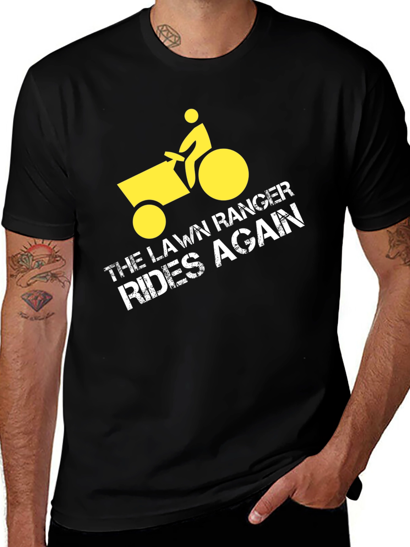 Lawn Ranger Rides Again Graphic Tee