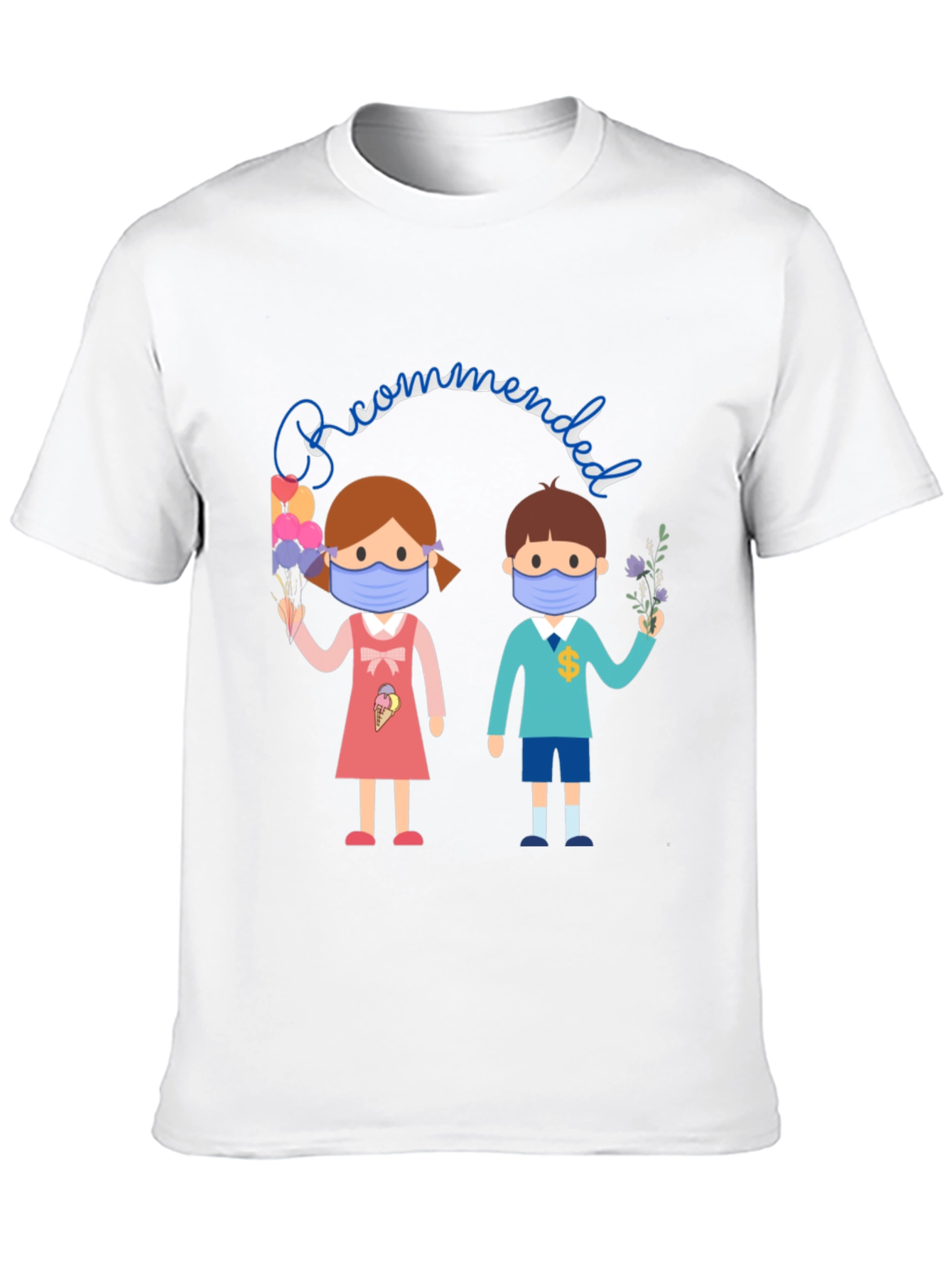 Masked Kids Graphic T-Shirt - Back to School
