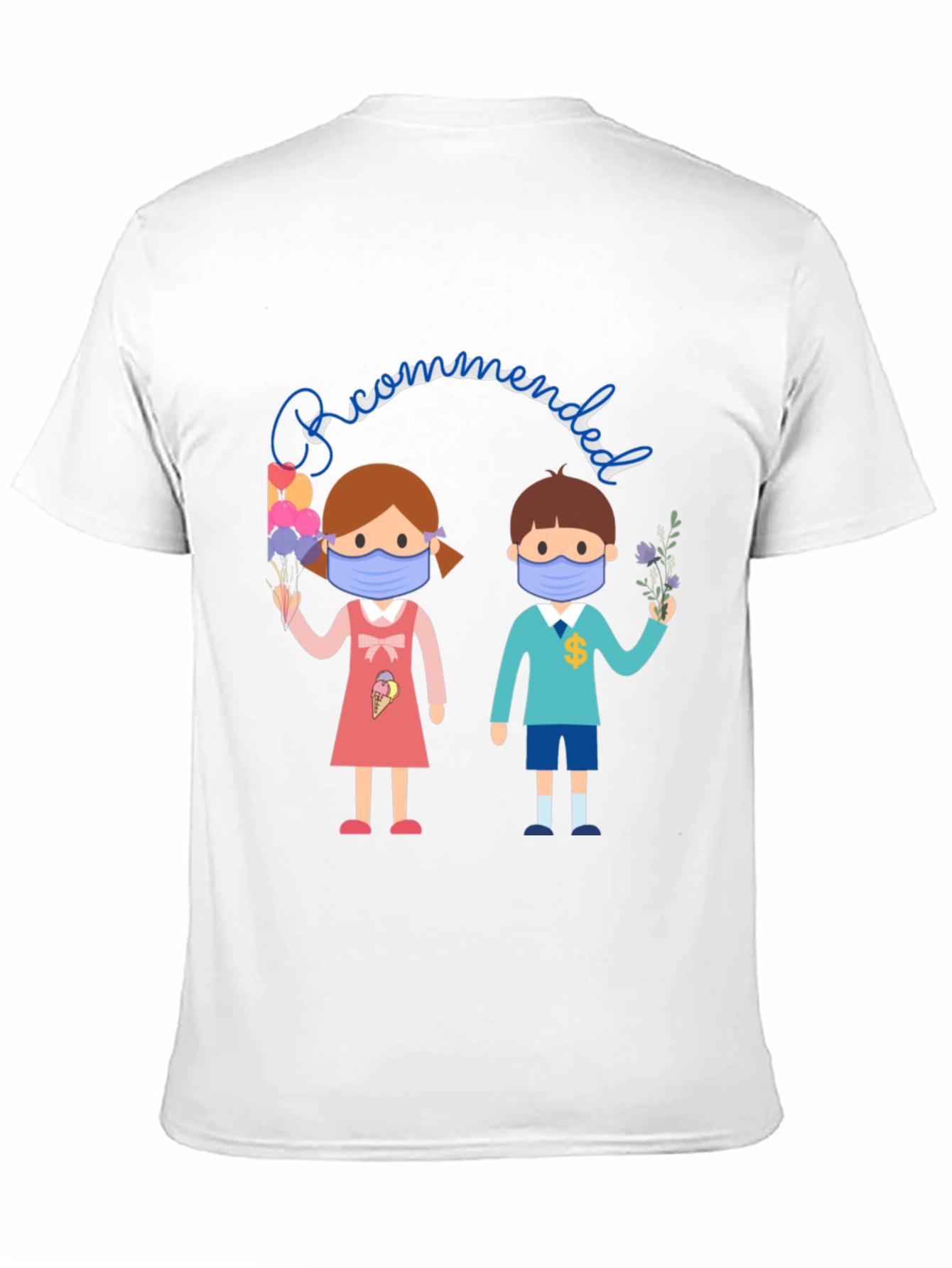 Masked Kids Graphic T-Shirt - Back to School