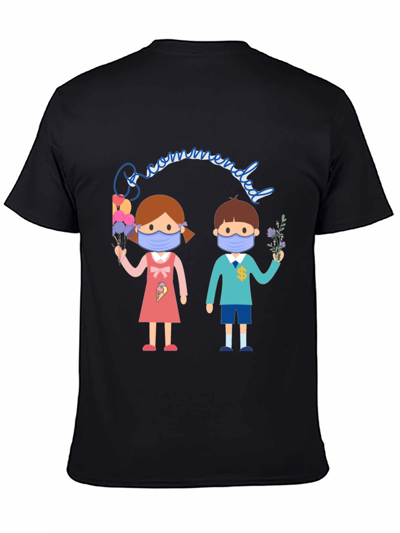 Masked Kids Graphic T-Shirt - Back to School
