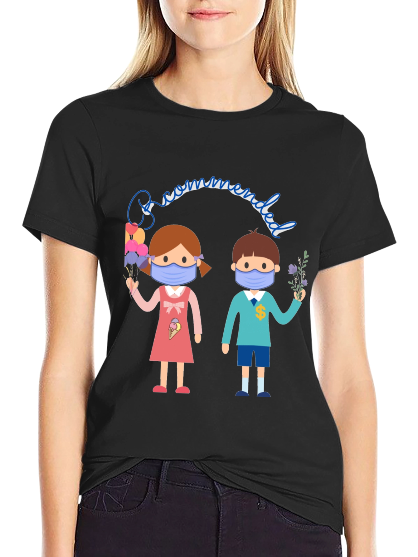 Masked Kids Graphic T-Shirt - Back to School