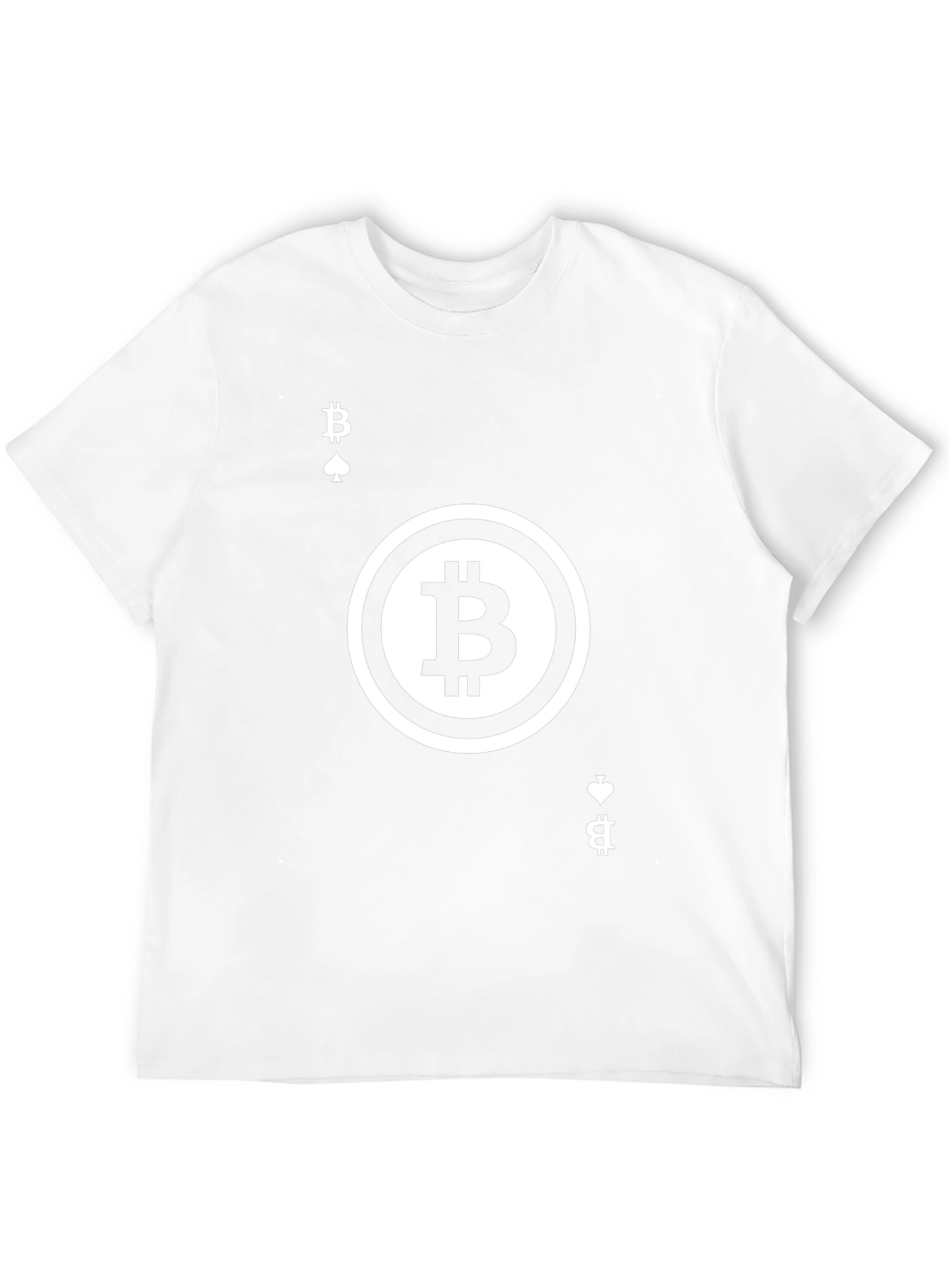 Bitcoin Ace of Spades Black T-Shirt