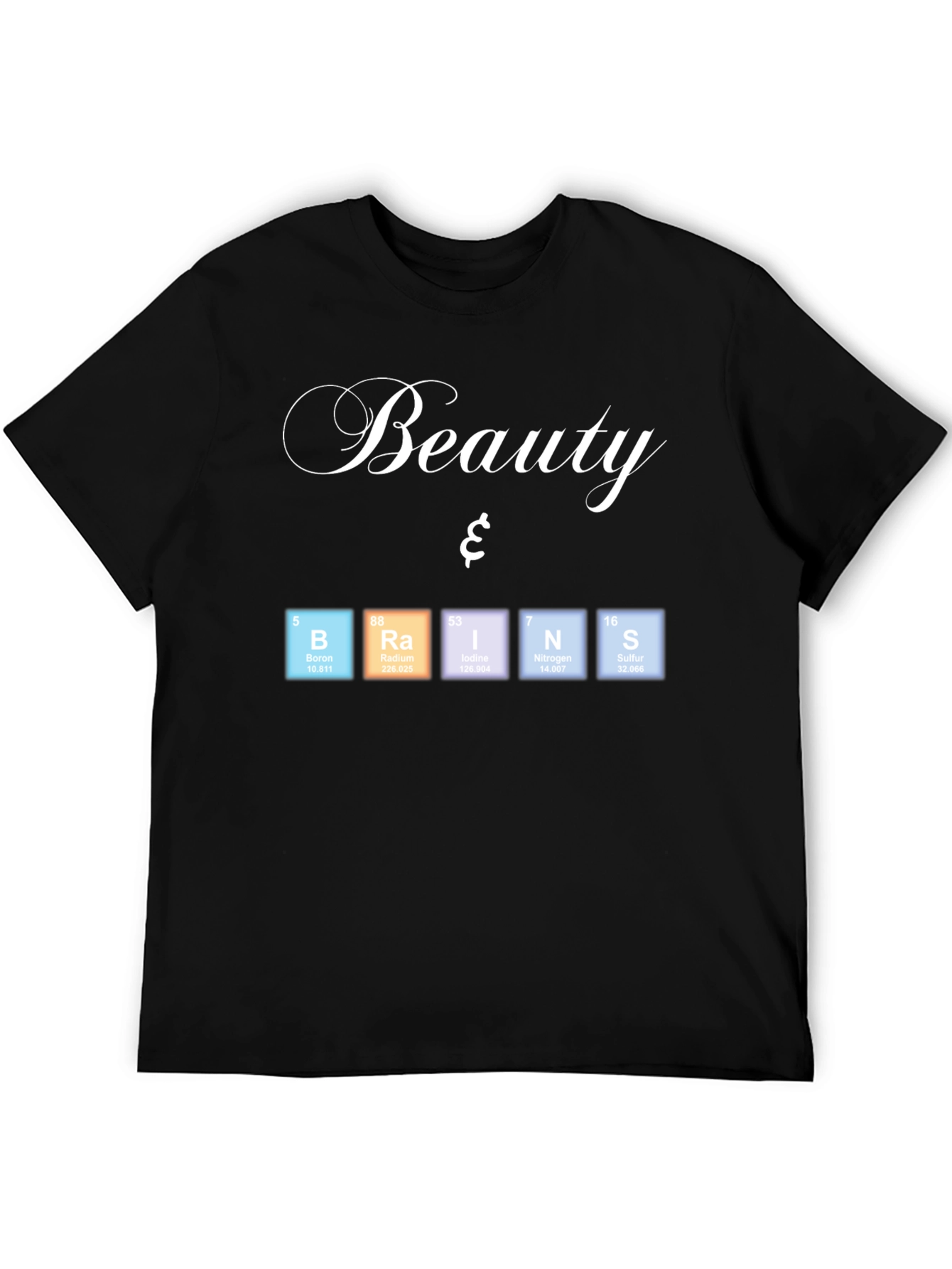 Beauty & Brains Periodic Table T-Shirt