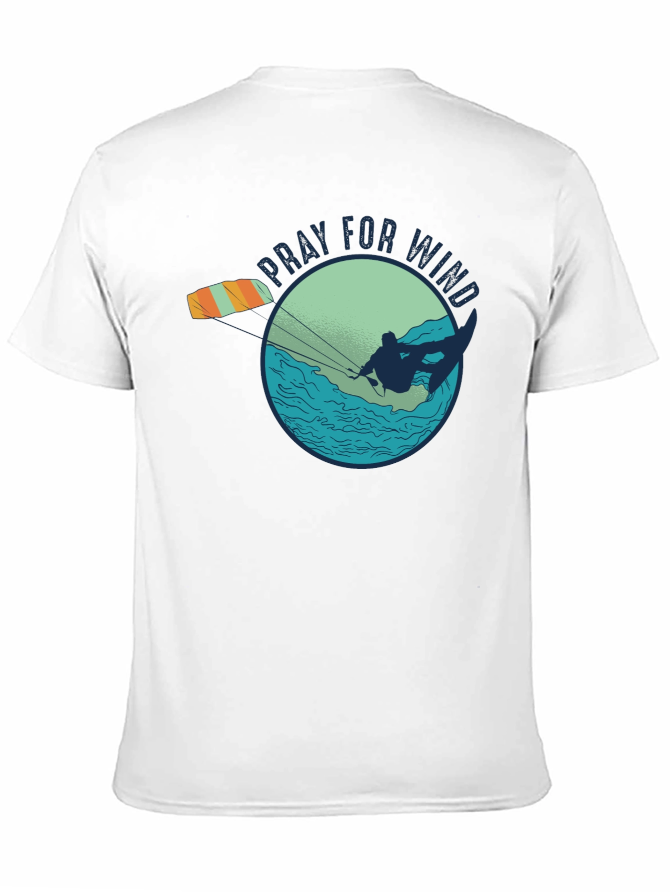 Pray For Wind Kiteboarding Graphic Tee