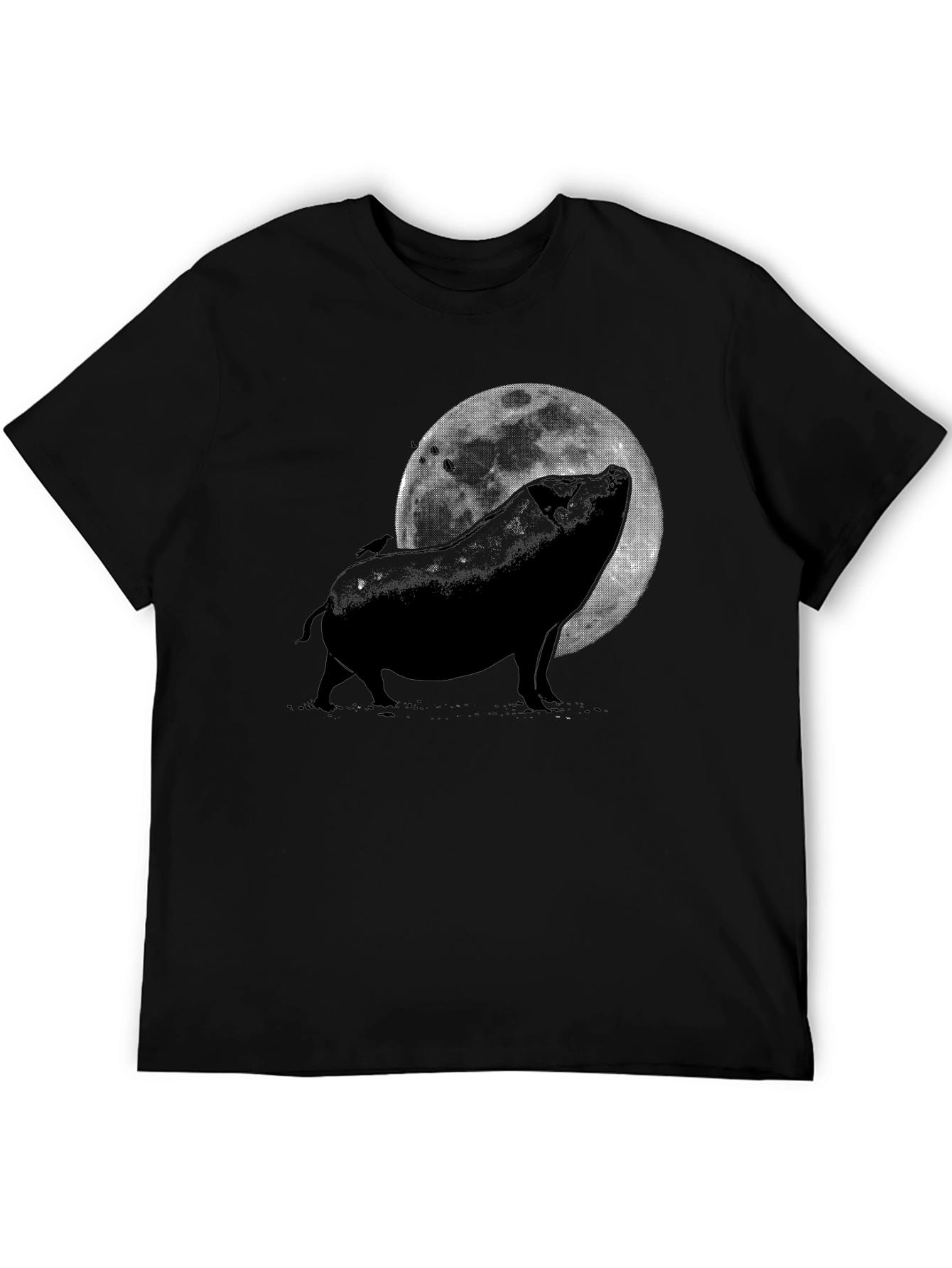 Pig Howling at the Moon Graphic Tee