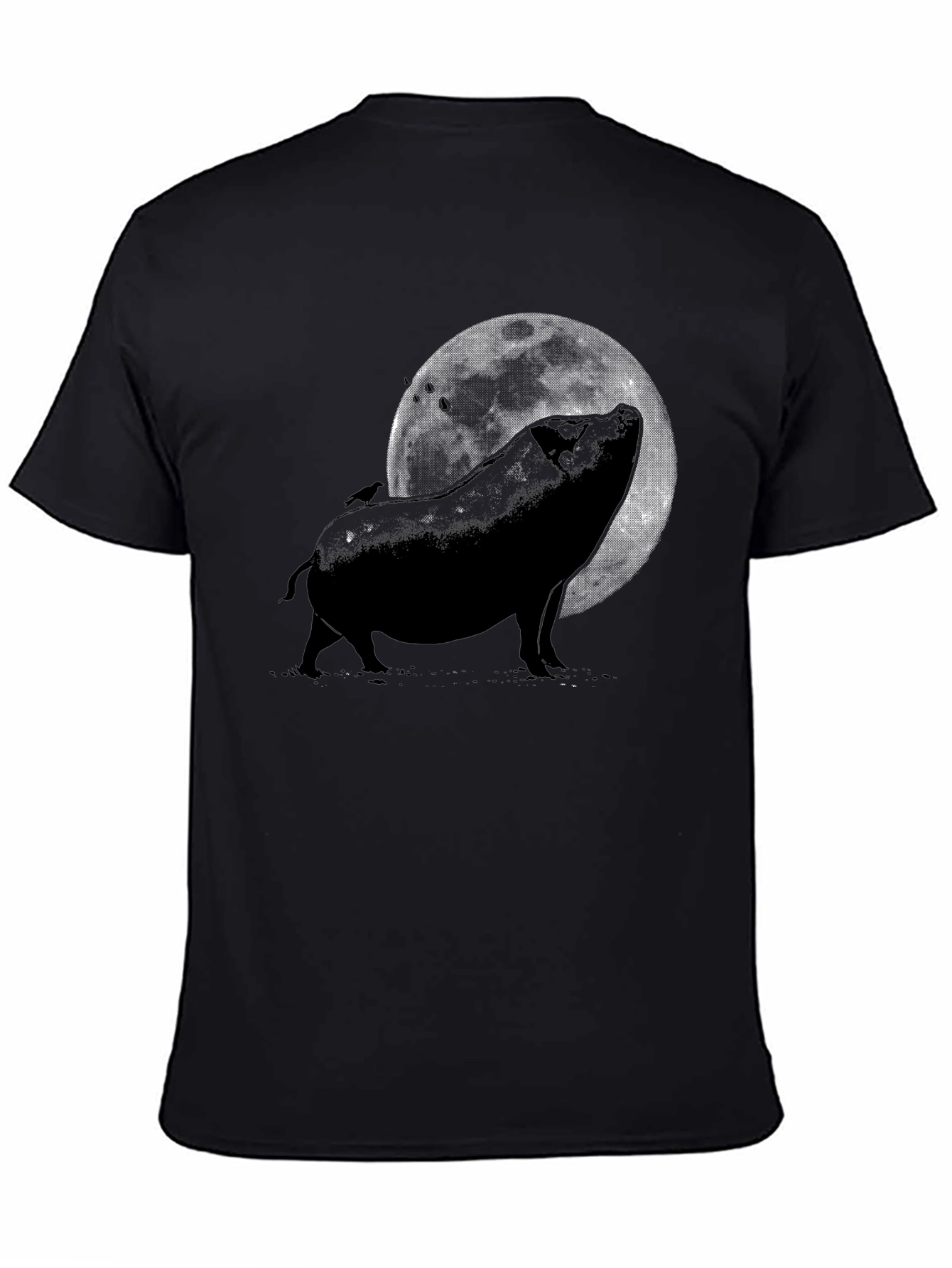 Pig Howling at the Moon Graphic Tee