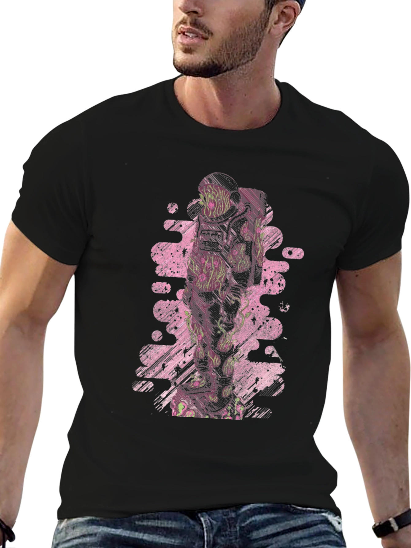 Graphic Print Mens T-Shirt