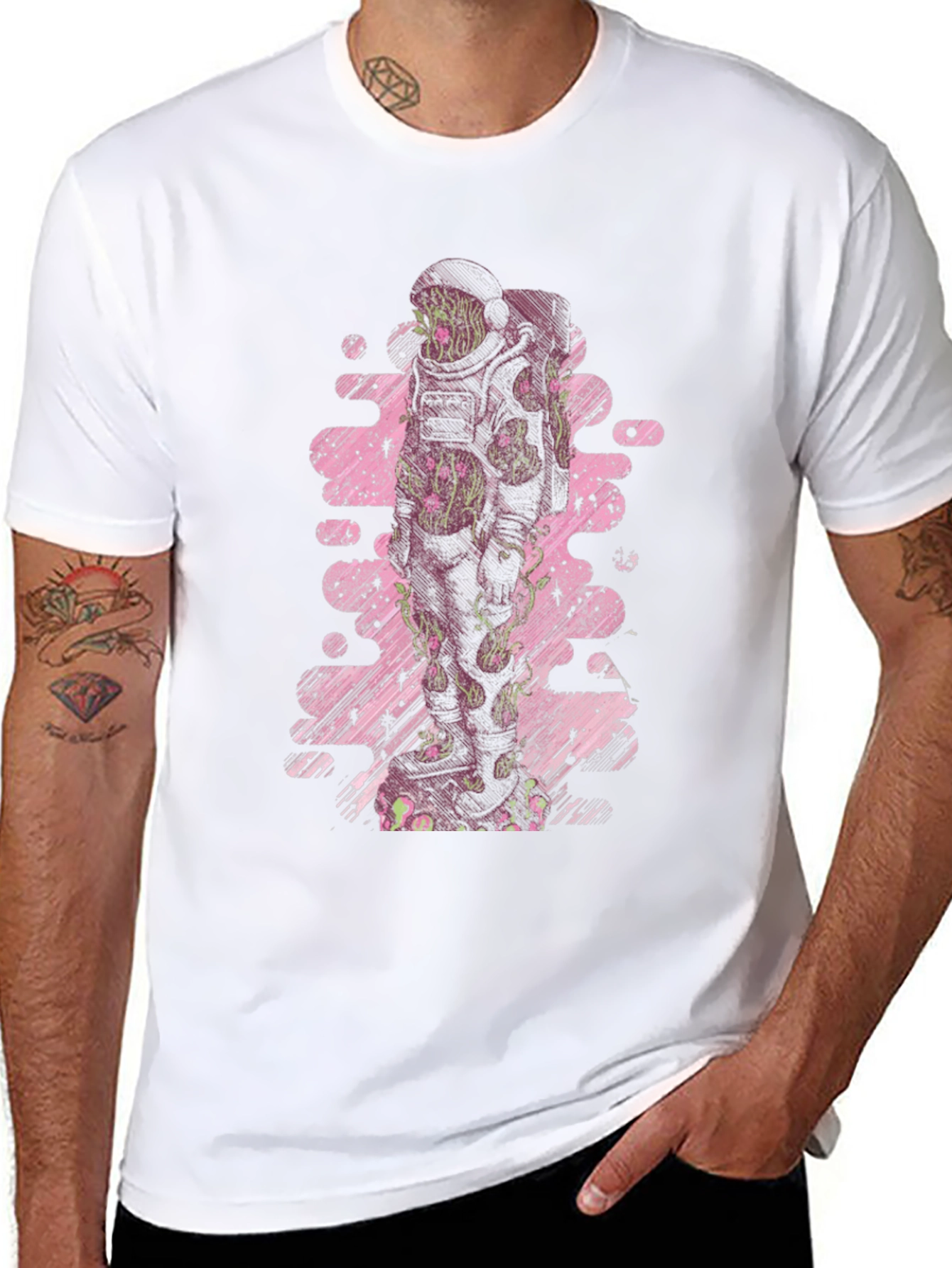 Graphic Print Mens T-Shirt