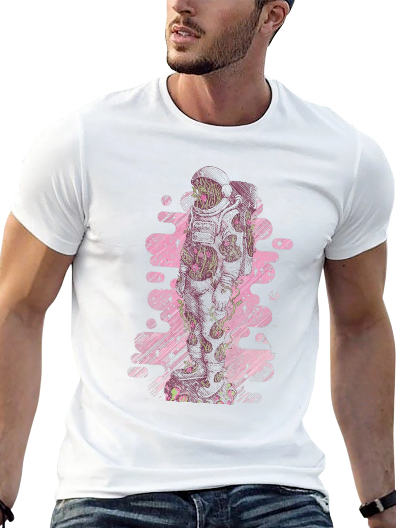 Graphic Print Mens T-Shirt