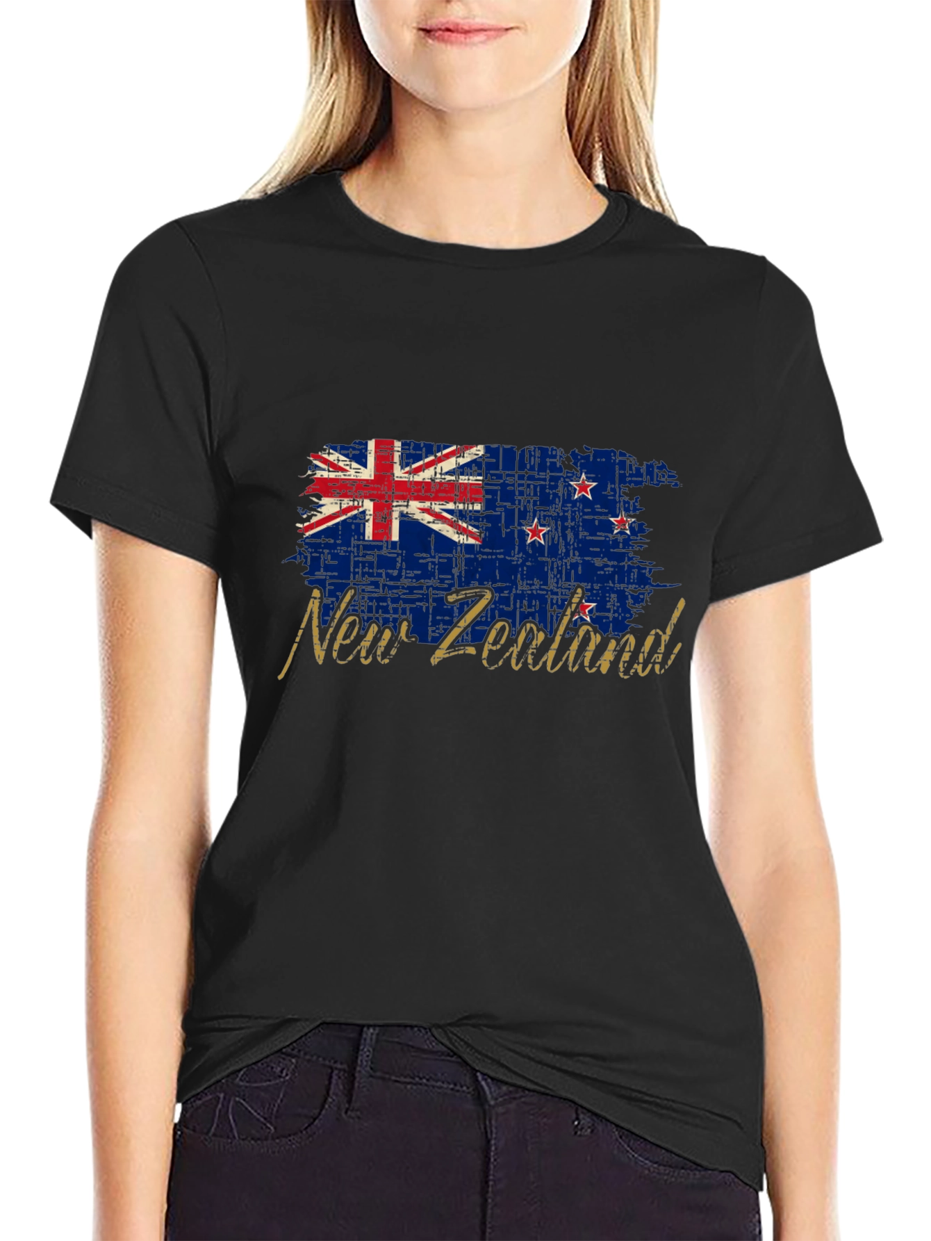 New Zealand Flag Graphic T-Shirt