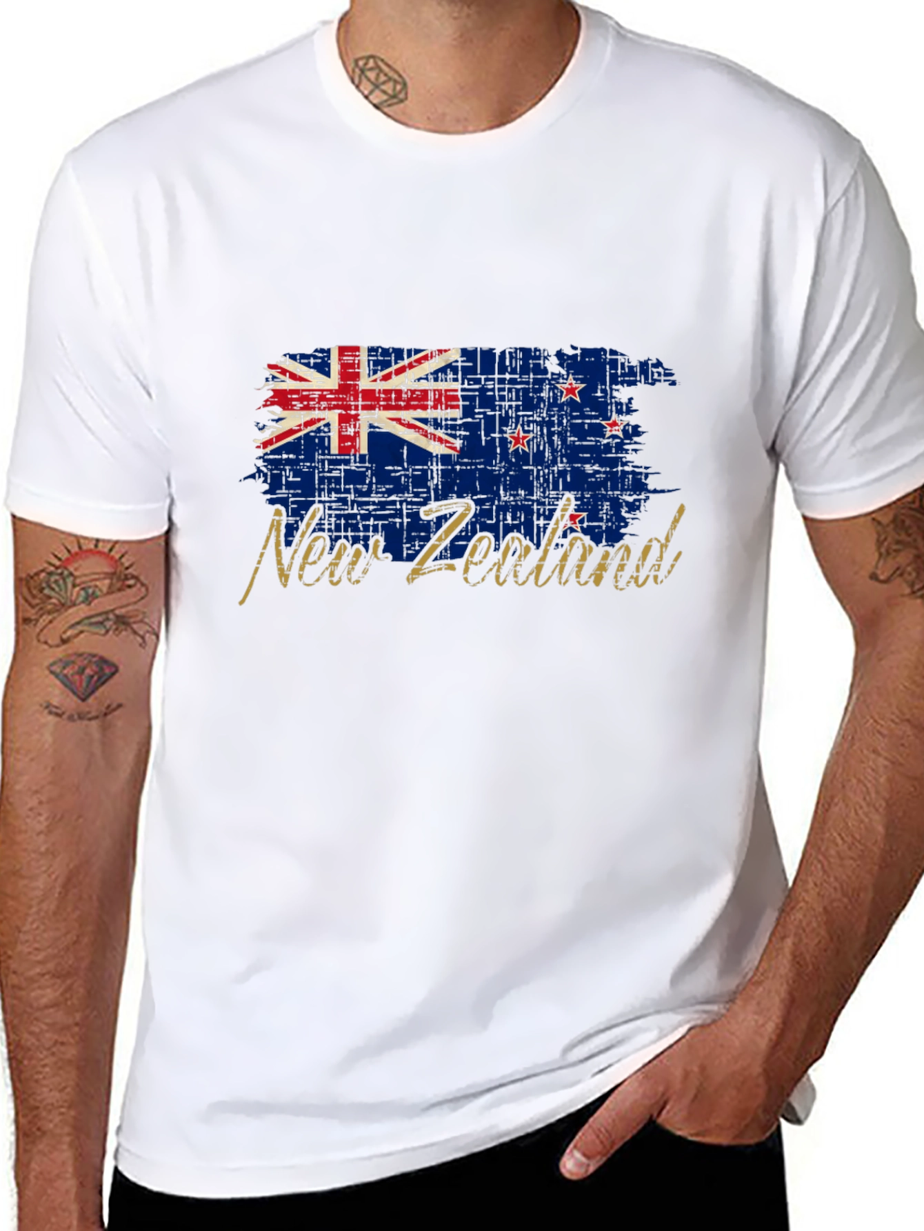 New Zealand Flag Graphic T-Shirt