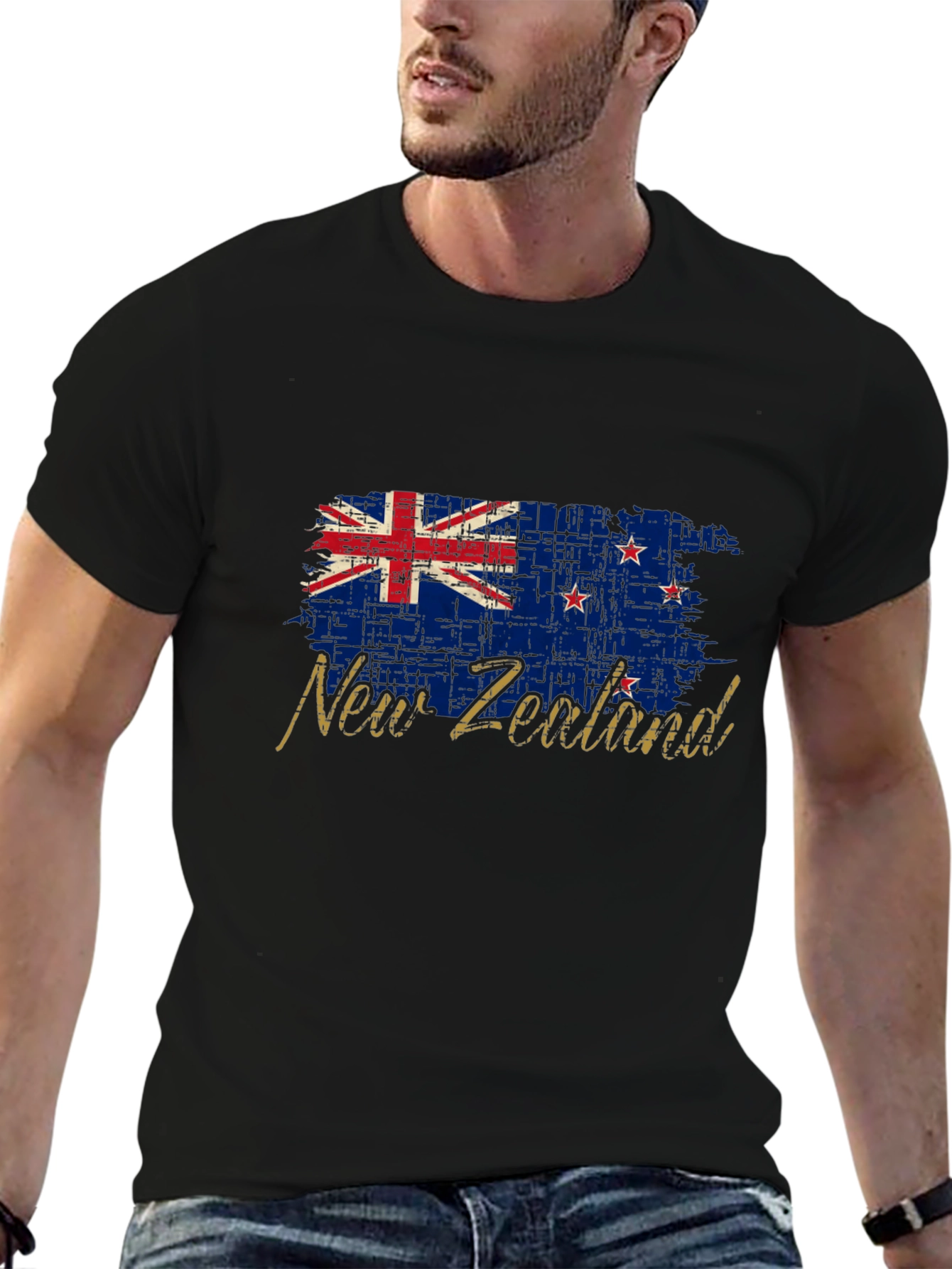 New Zealand Flag Graphic T-Shirt