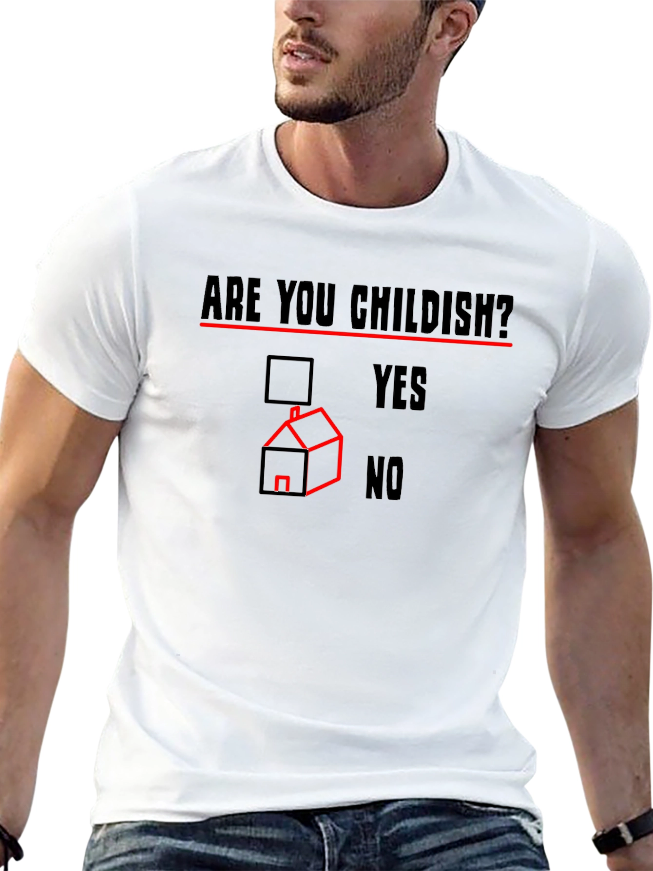 Are You Childish? Novelty Graphic Tee