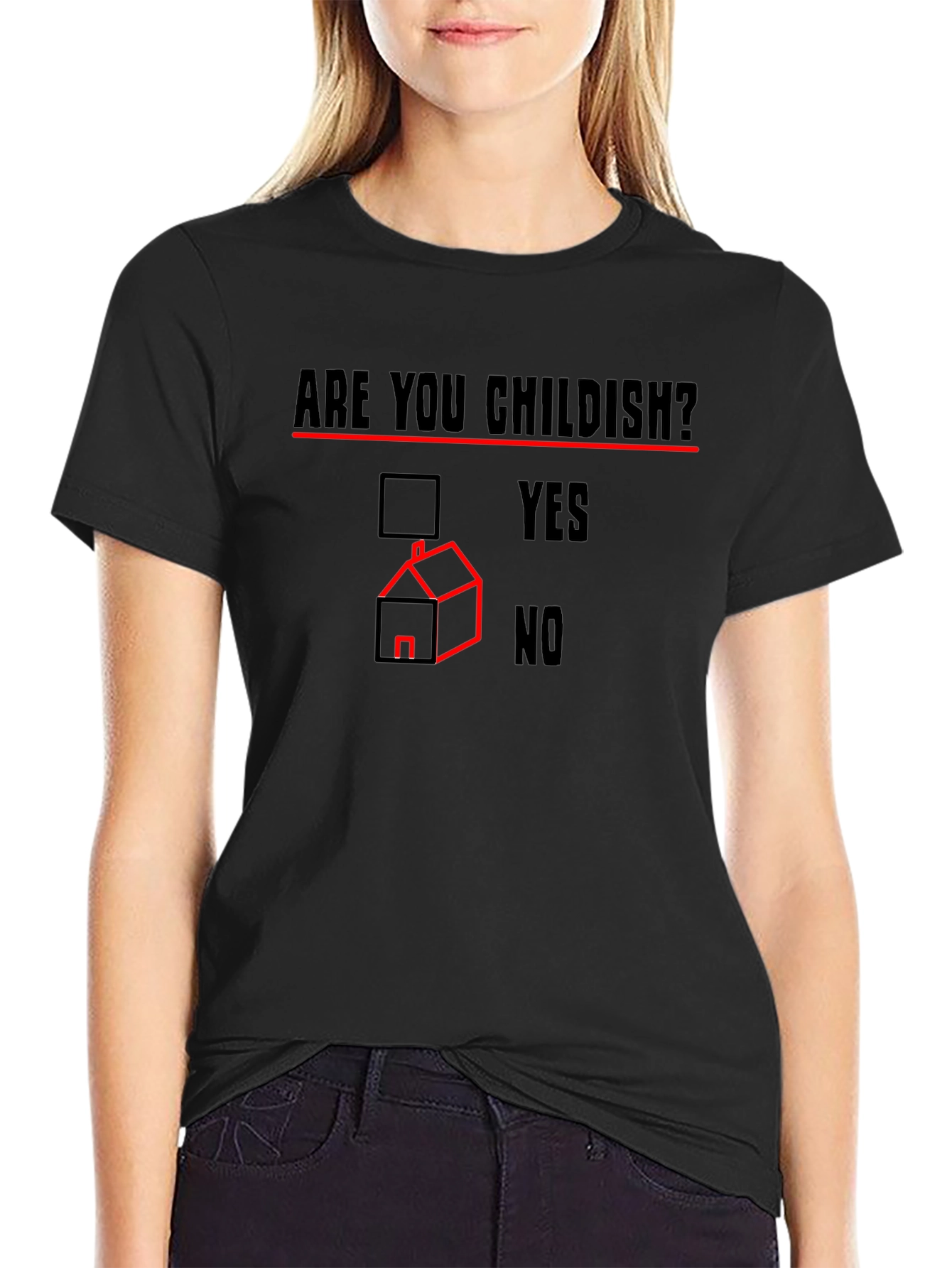 Are You Childish? Novelty Graphic Tee