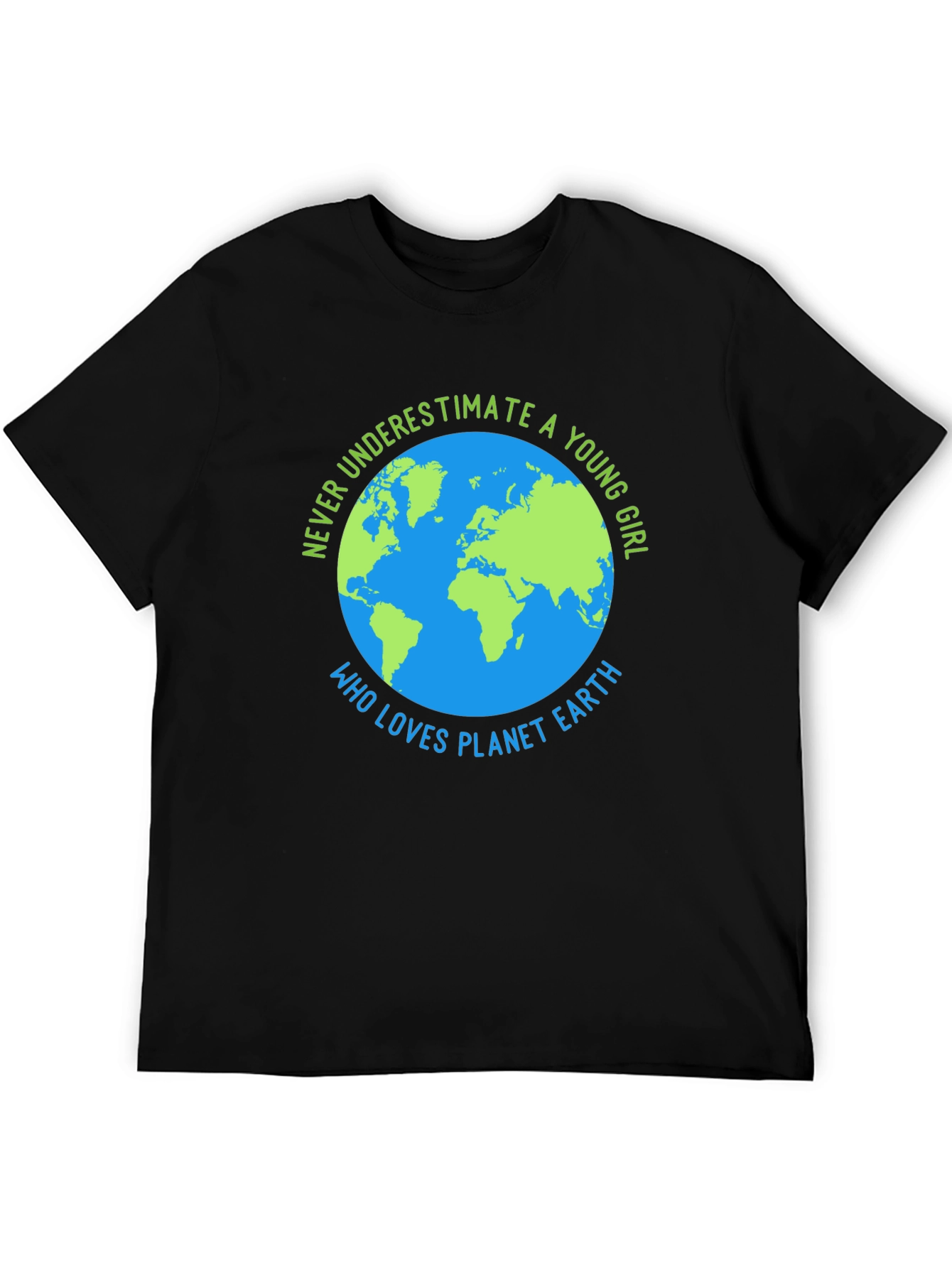 Planet Earth Graphic T-Shirt - Young Girl Supporter