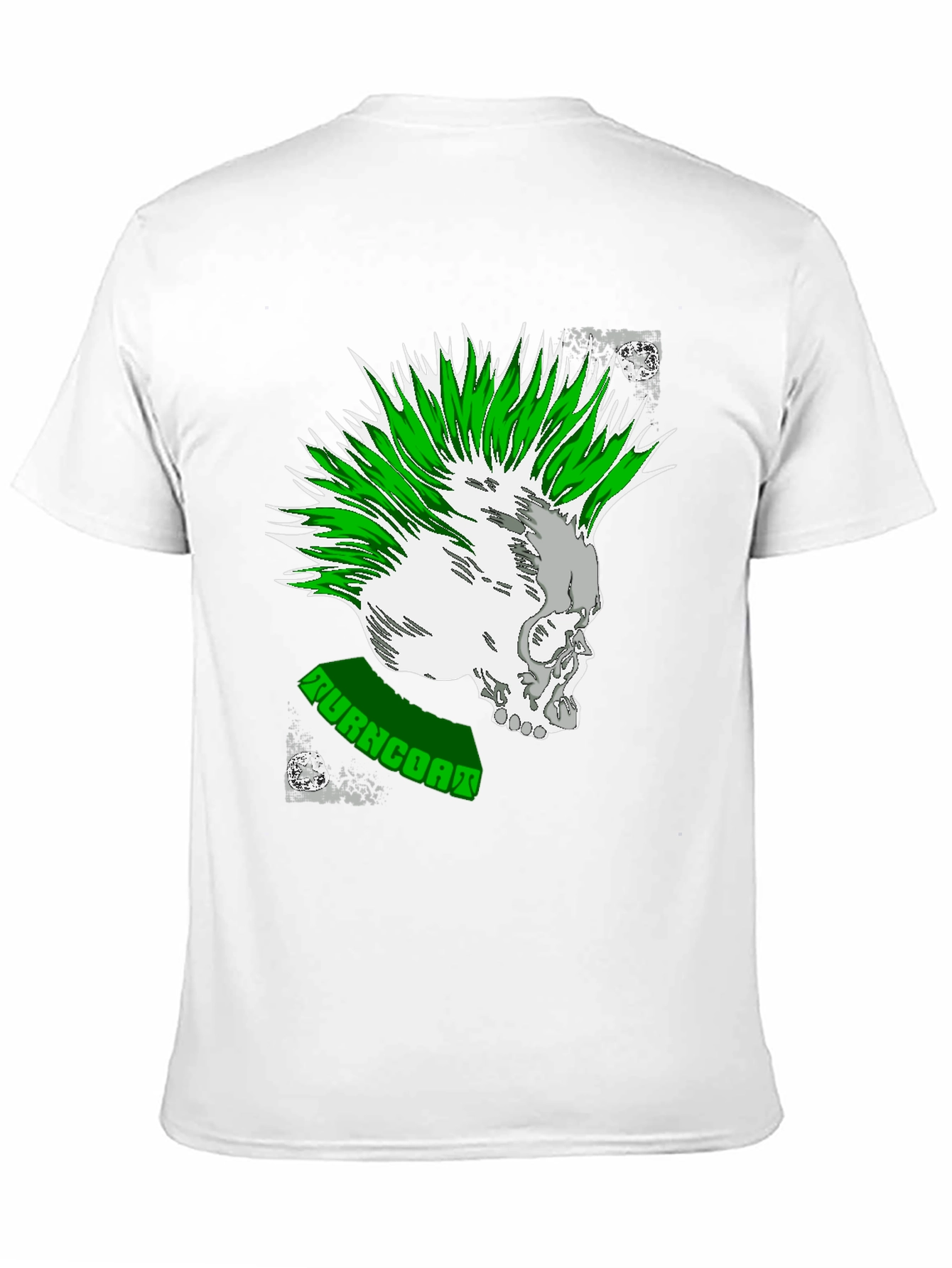 Punk Rock Skull Graphic Tee - Turncoat Band Shirt