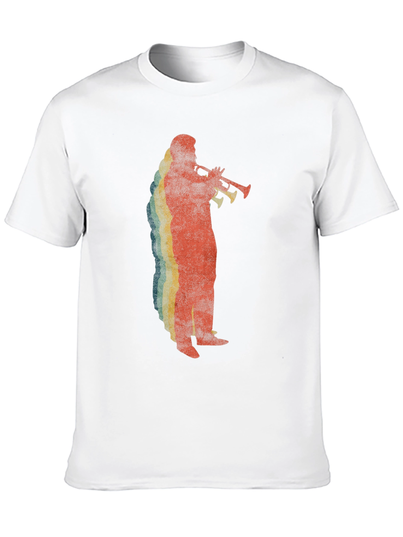 Retro Trumpet Player Graphic Tee