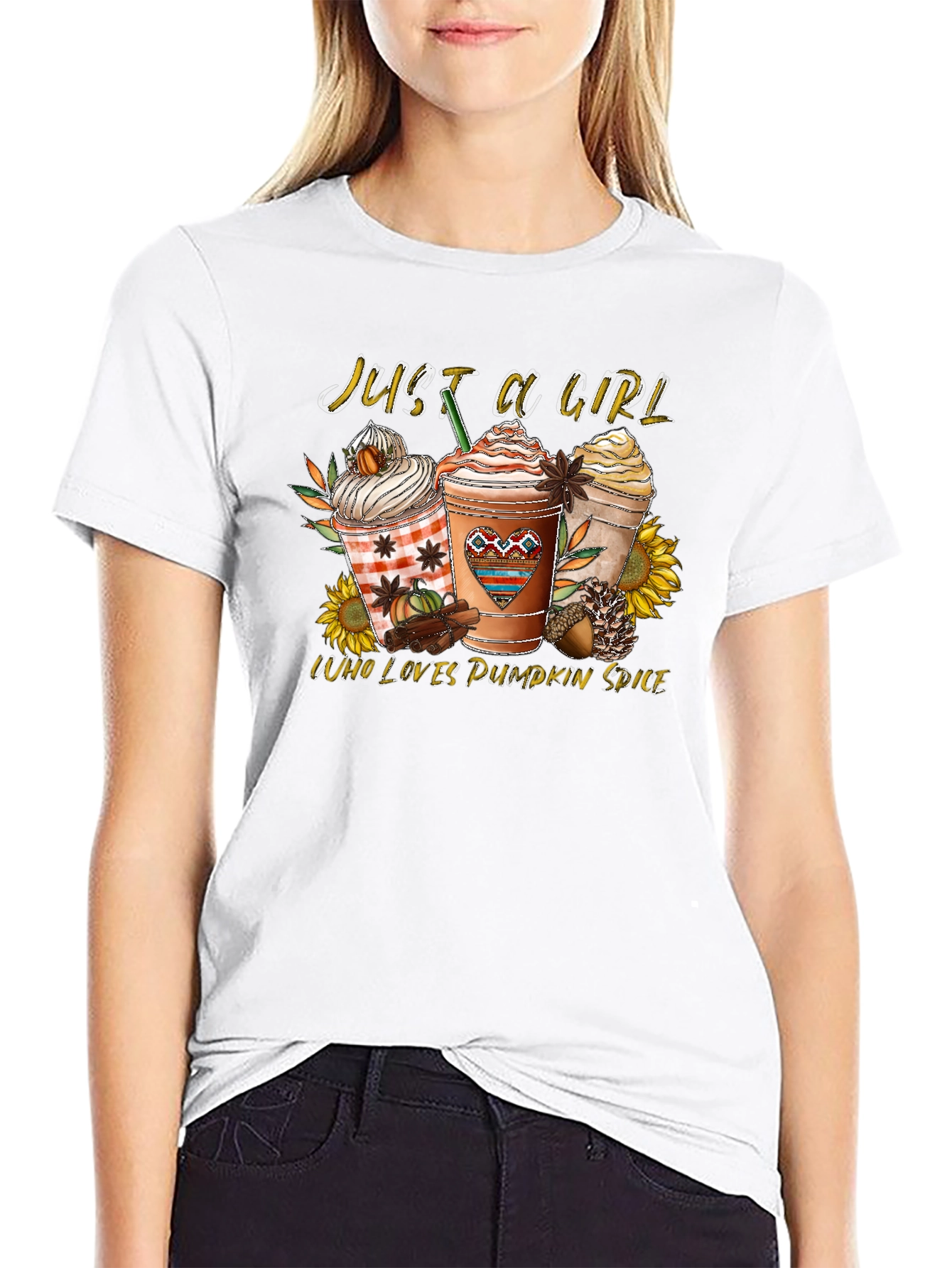 Just a Girl Who Loves Pumpkin Spice T-Shirt