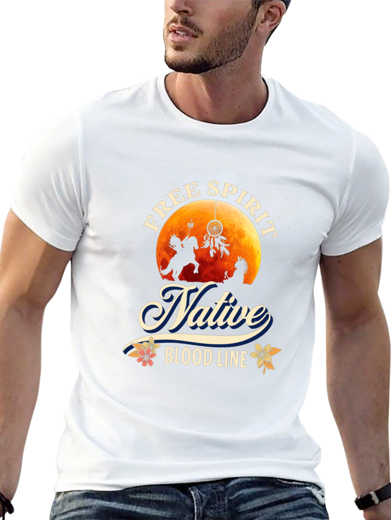 Native Free Spirit Black T-Shirt