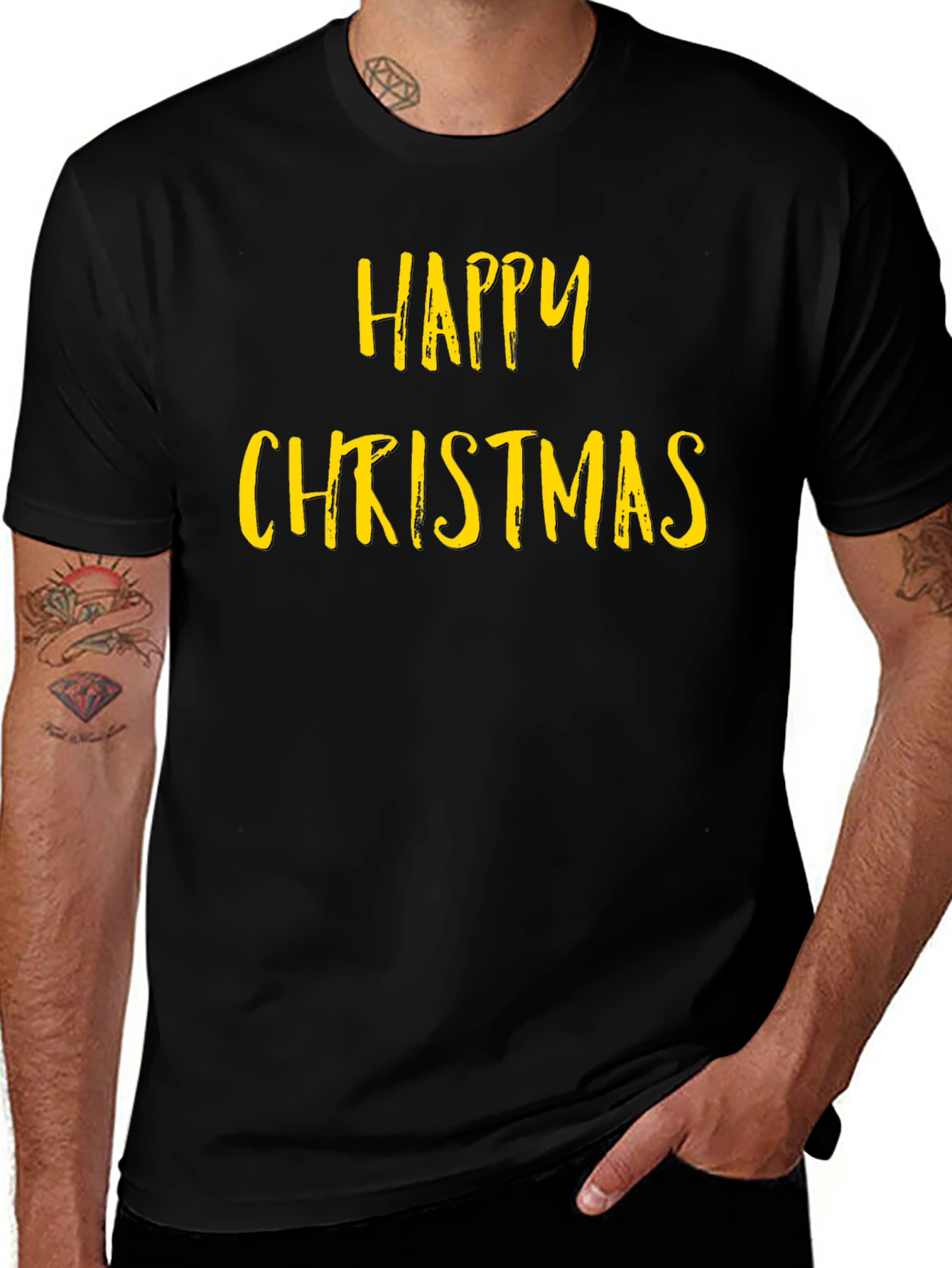 Happy Christmas T-Shirt - Holiday Festive Tee