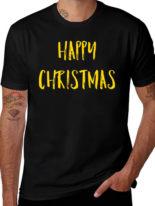 Happy Christmas T-Shirt - Holiday Festive Tee