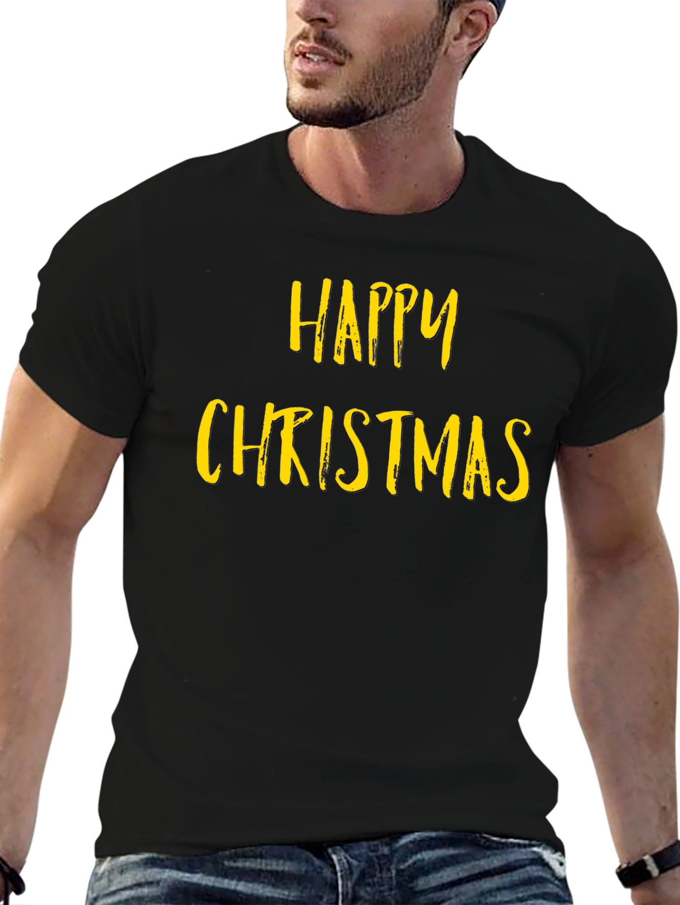 Happy Christmas T-Shirt - Holiday Festive Tee
