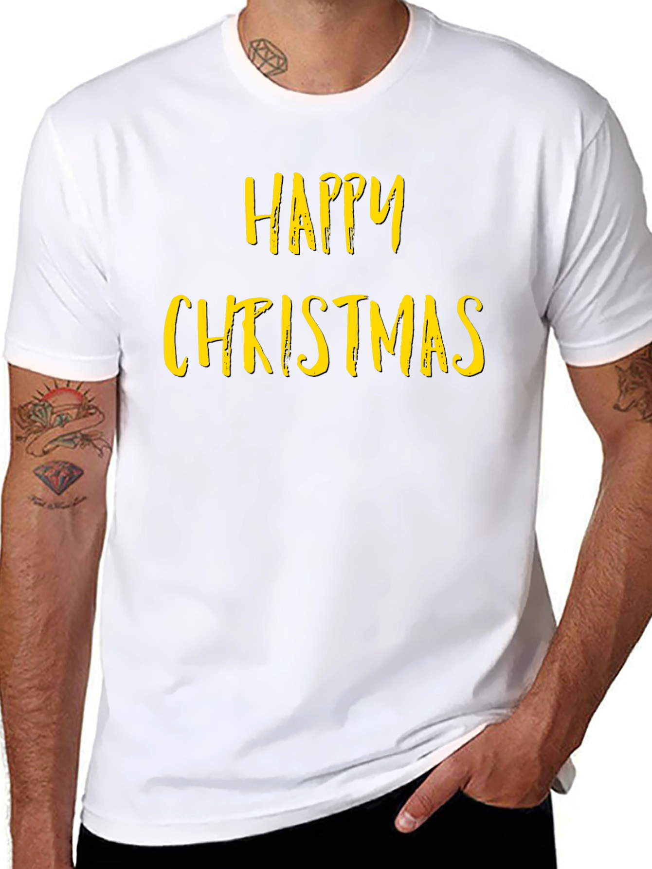 Happy Christmas T-Shirt - Holiday Festive Tee
