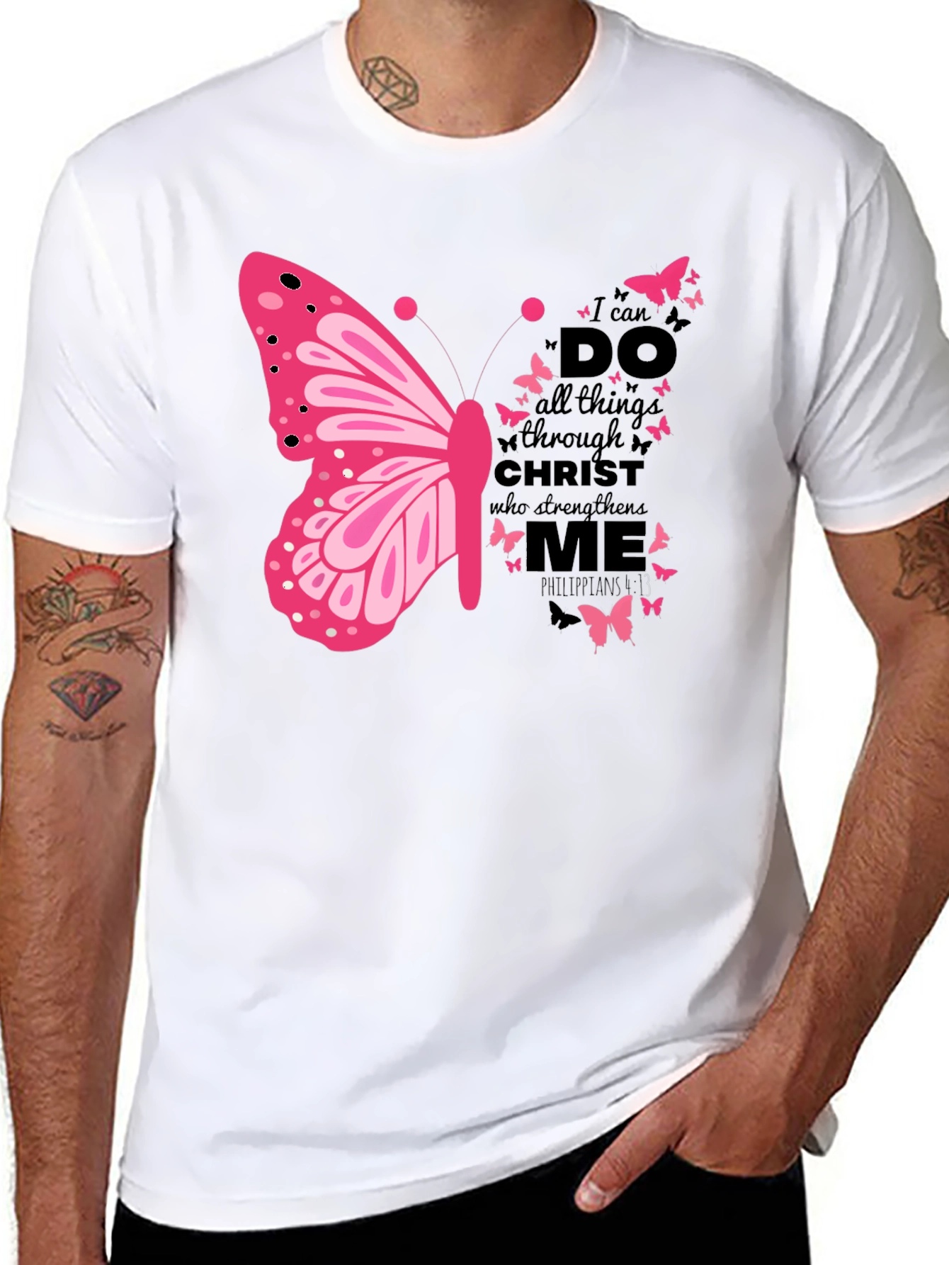 I Can Do All Things Butterfly T-Shirt
