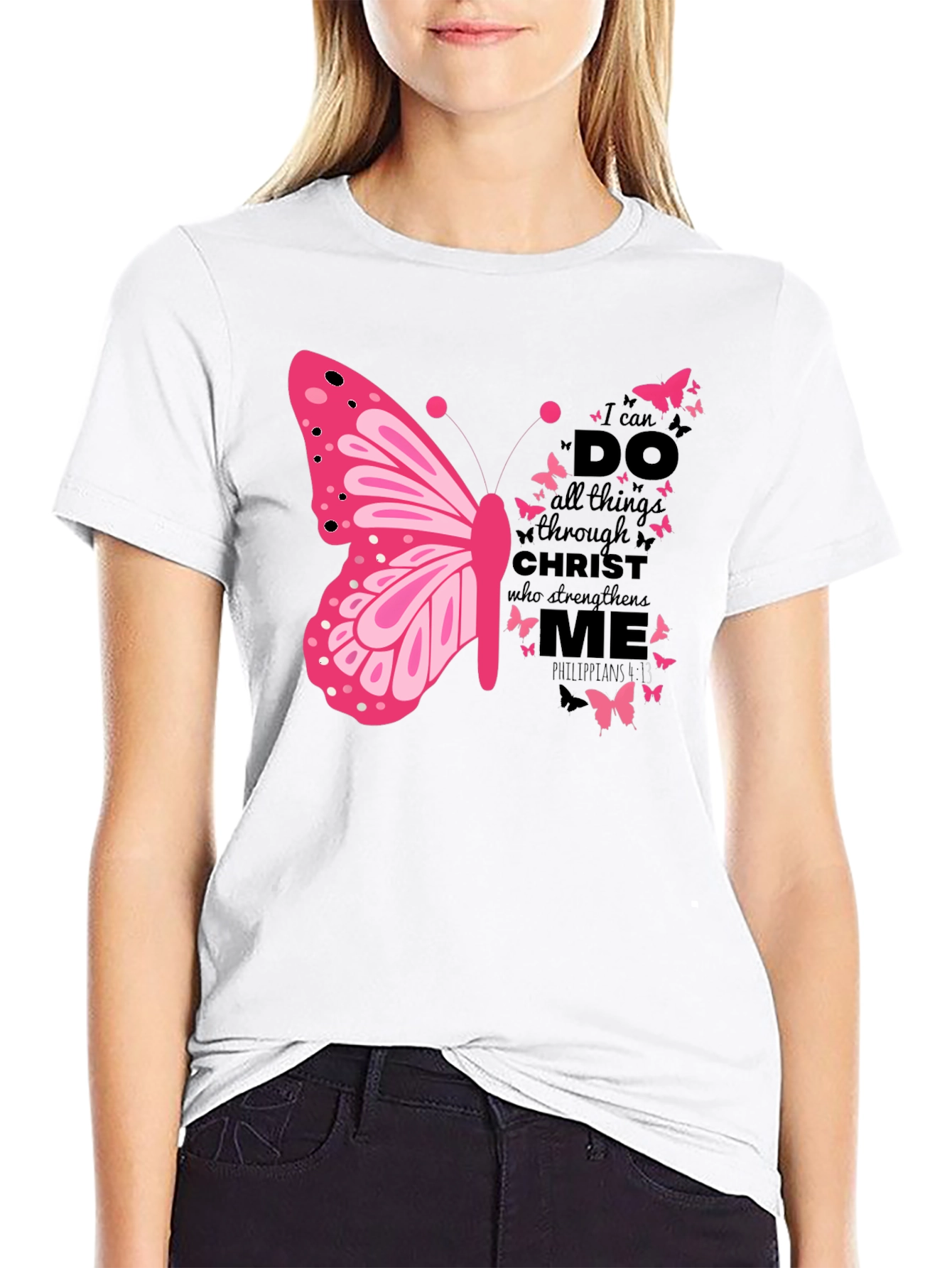 I Can Do All Things Butterfly T-Shirt